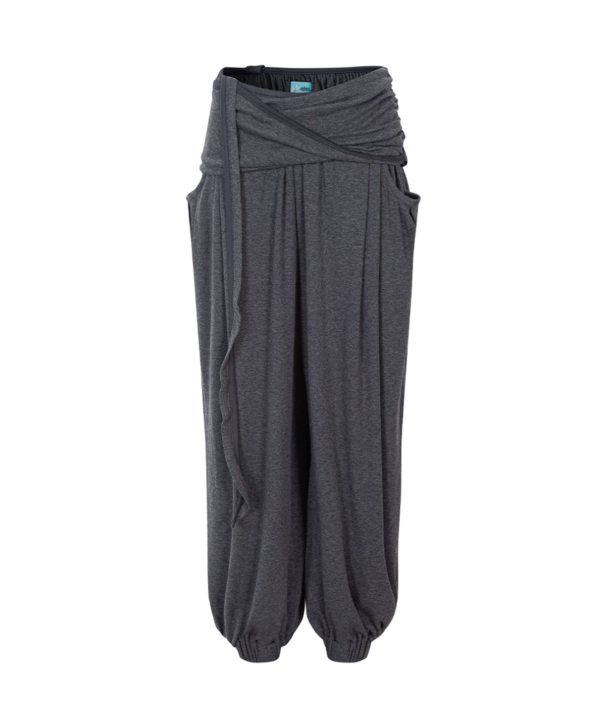 플리즈노팔로우(PLEASENOFOLLOW) Buddy Wide Shirring Balloon Pants (Melange Charcoal)