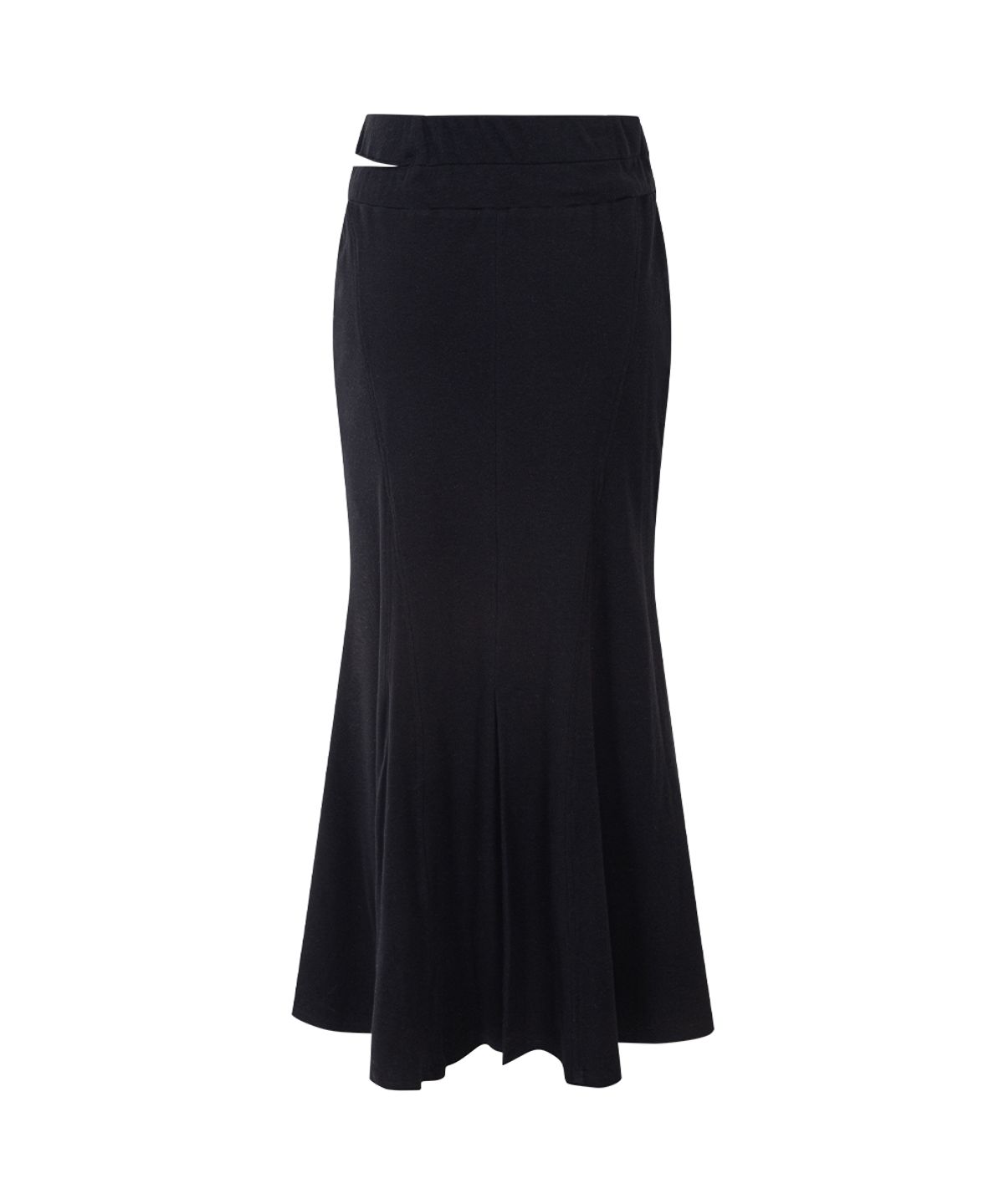 플리즈노팔로우(PLEASENOFOLLOW) Voline Mermaid Long Skirt (Black)