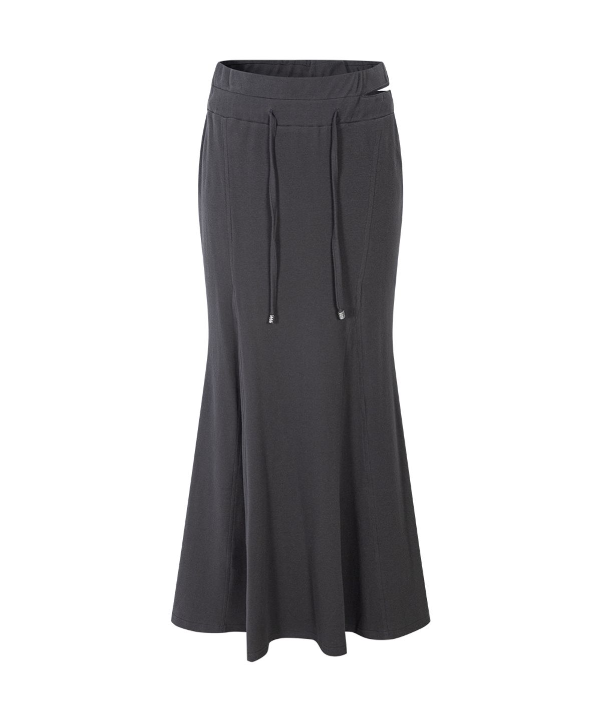 플리즈노팔로우(PLEASENOFOLLOW) Voline Mermaid Long Skirt (Charcoal)