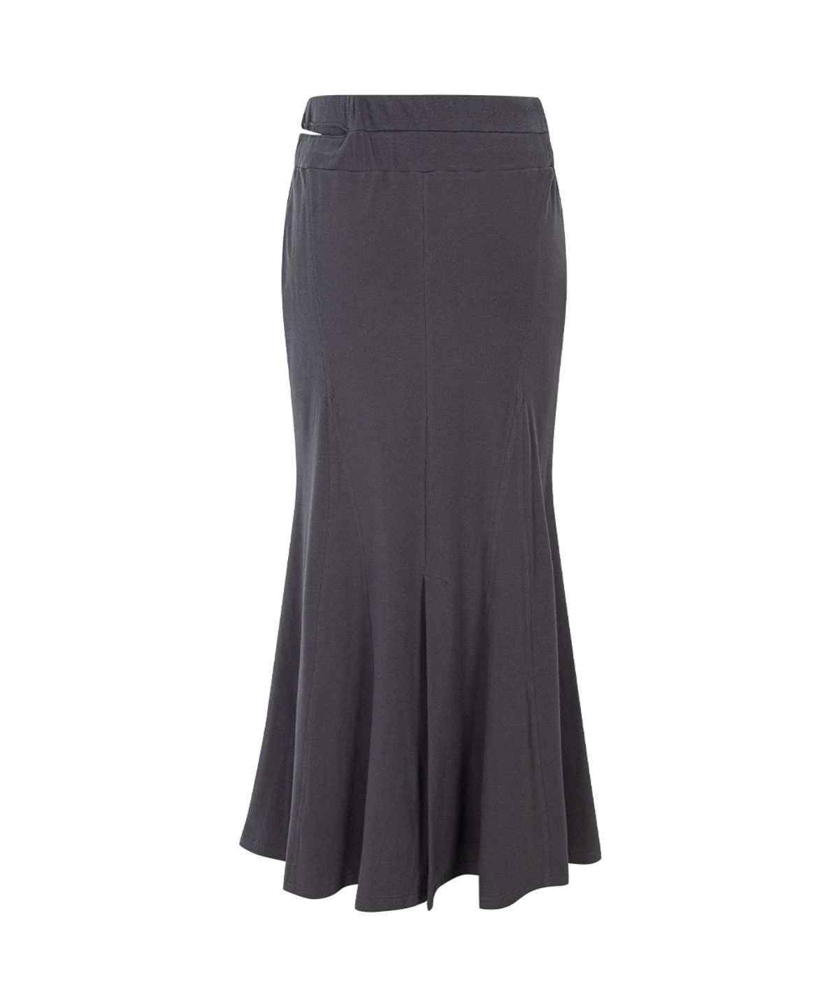 플리즈노팔로우(PLEASENOFOLLOW) Voline Mermaid Long Skirt (Charcoal)