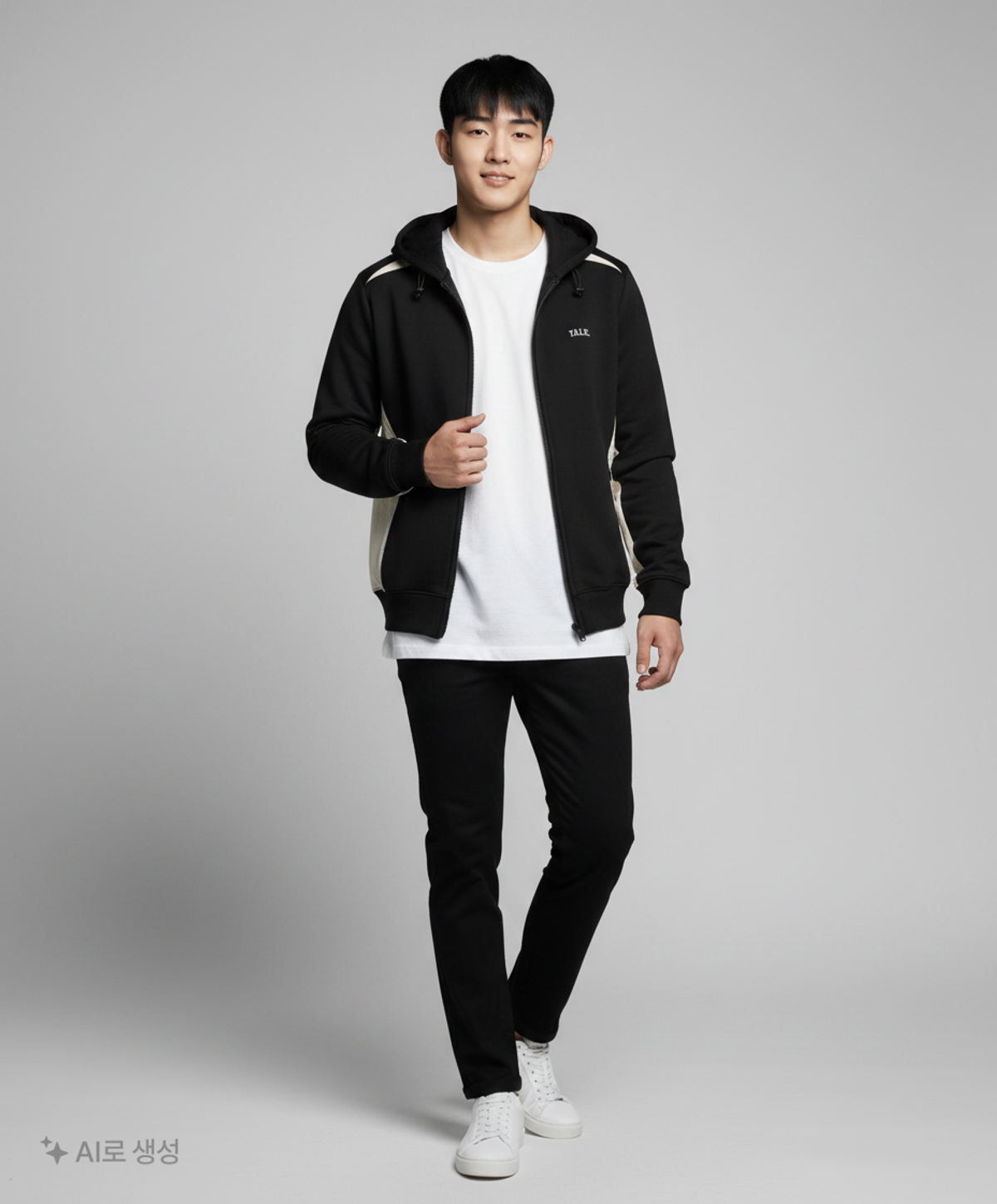 예일(YALE) 후드 집업 M