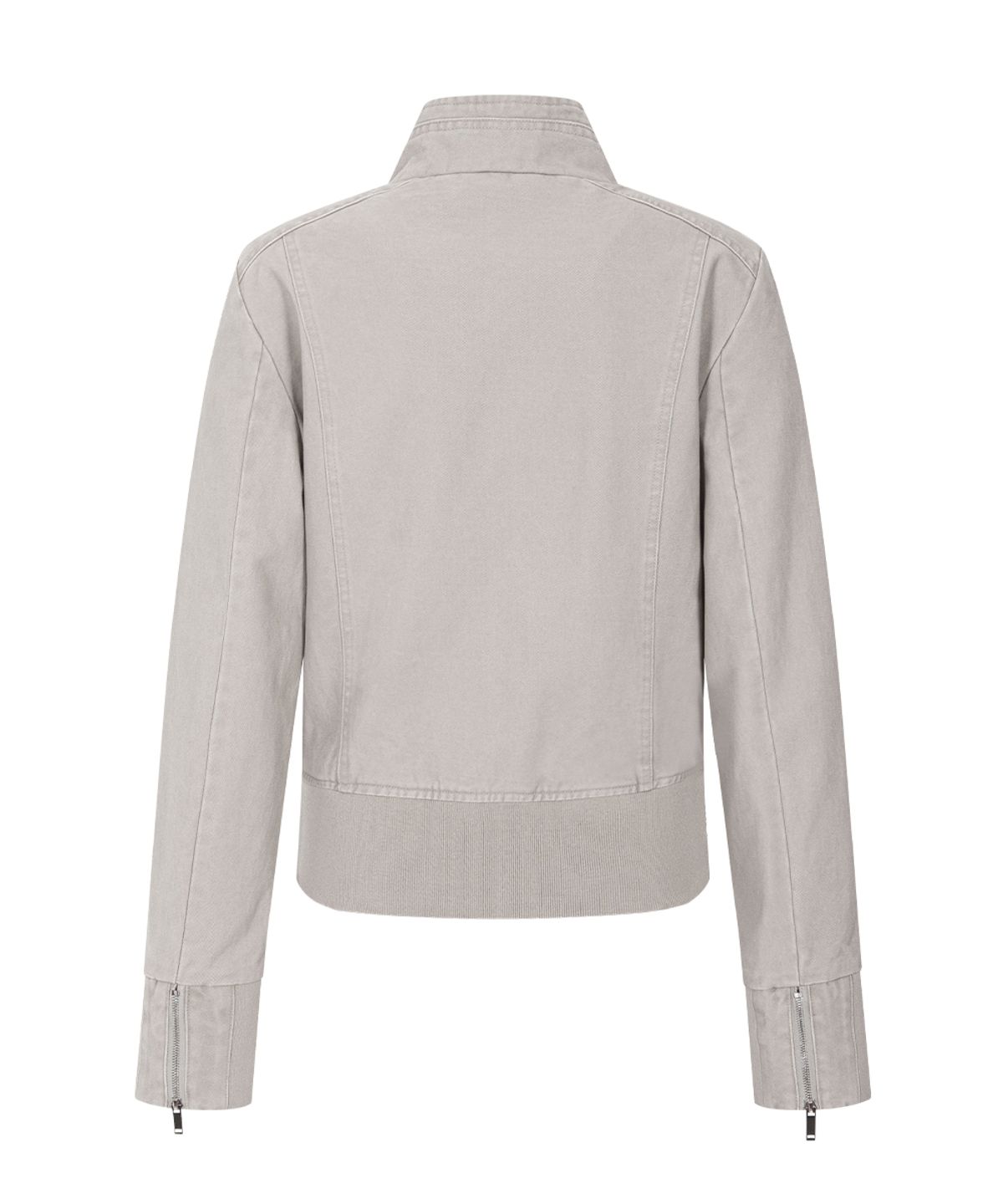 플리즈노팔로우(PLEASENOFOLLOW) Denver Washed High Neck Jacket (Washed Beige)