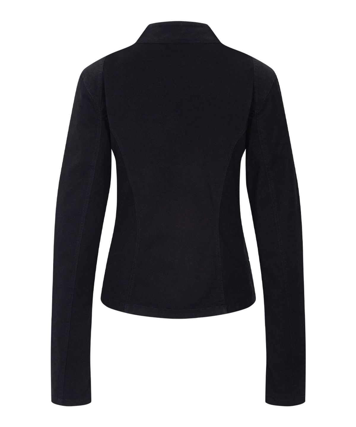 플리즈노팔로우(PLEASENOFOLLOW) Asym Cotton Washed Jacket (Washed Black)