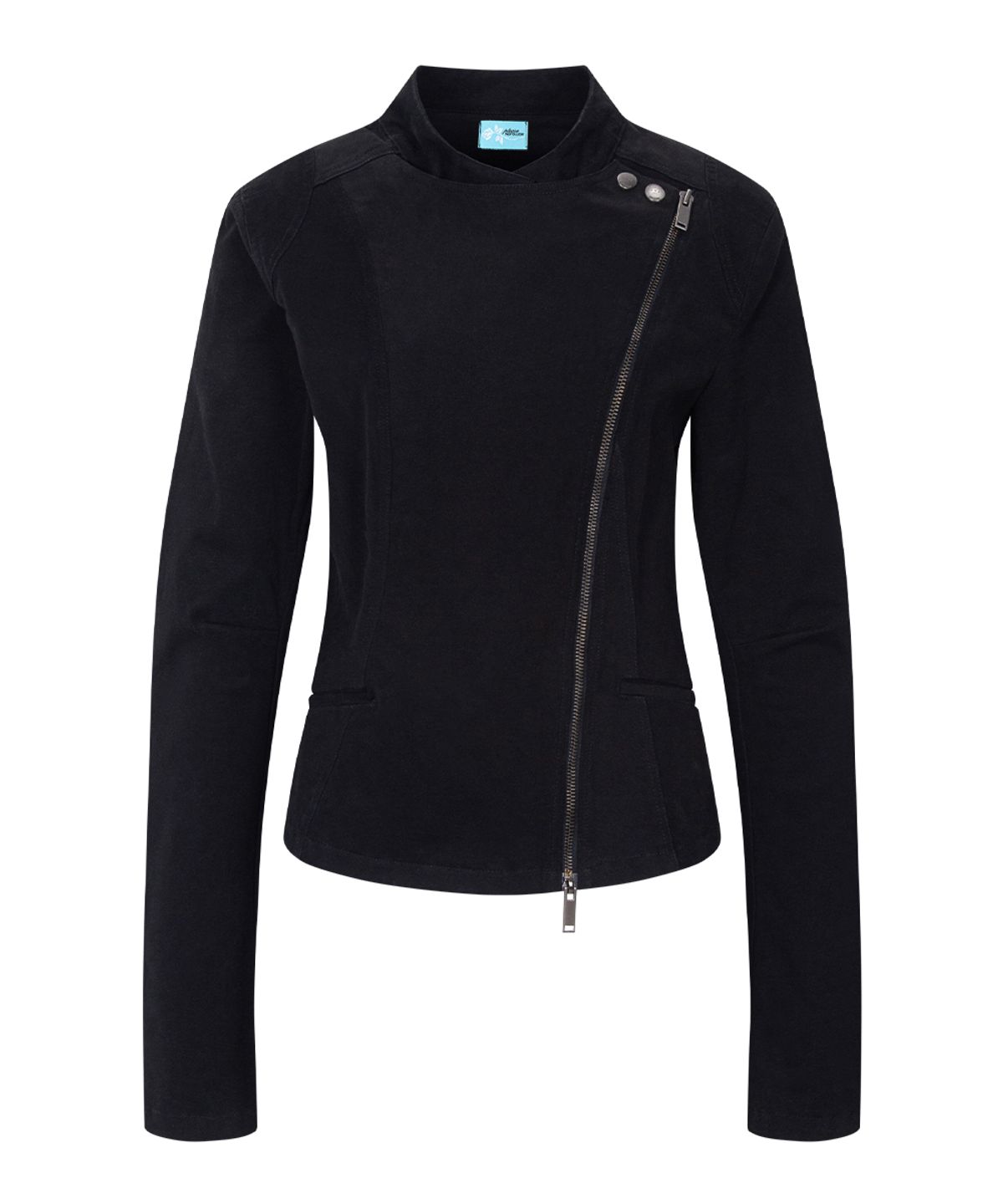 플리즈노팔로우(PLEASENOFOLLOW) Asym Cotton Washed Jacket (Washed Black)