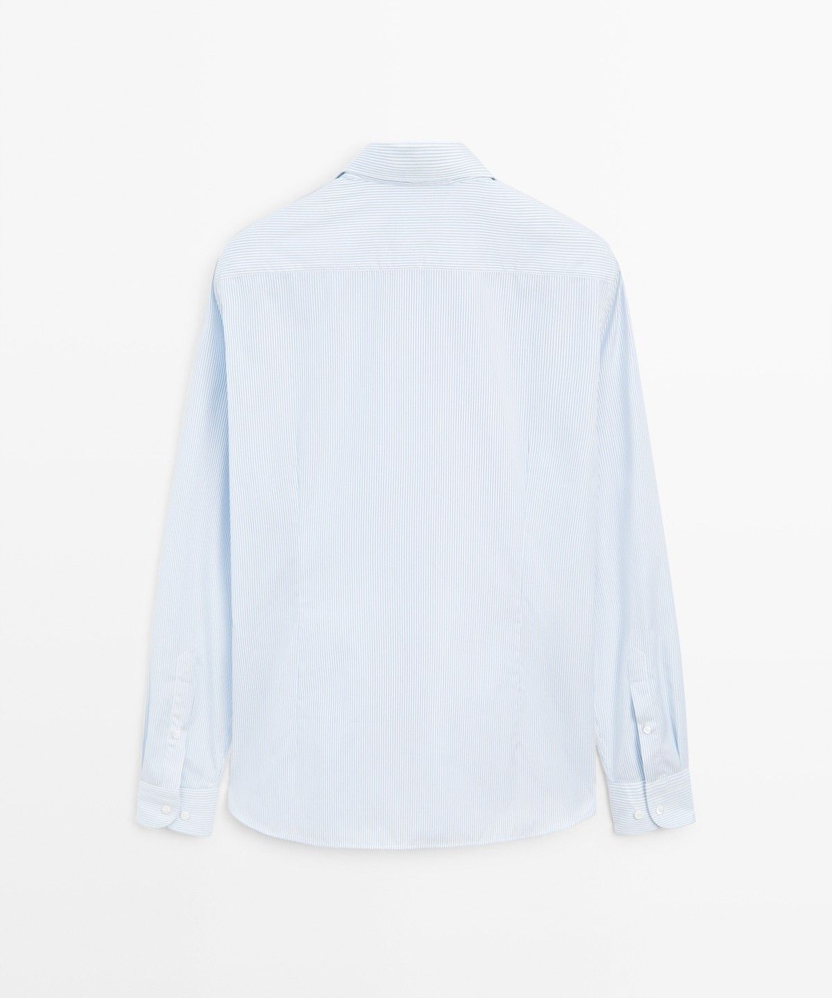 마시모두띠(MASSIMO DUTTI) 100% 코튼 스트라이프 셔츠