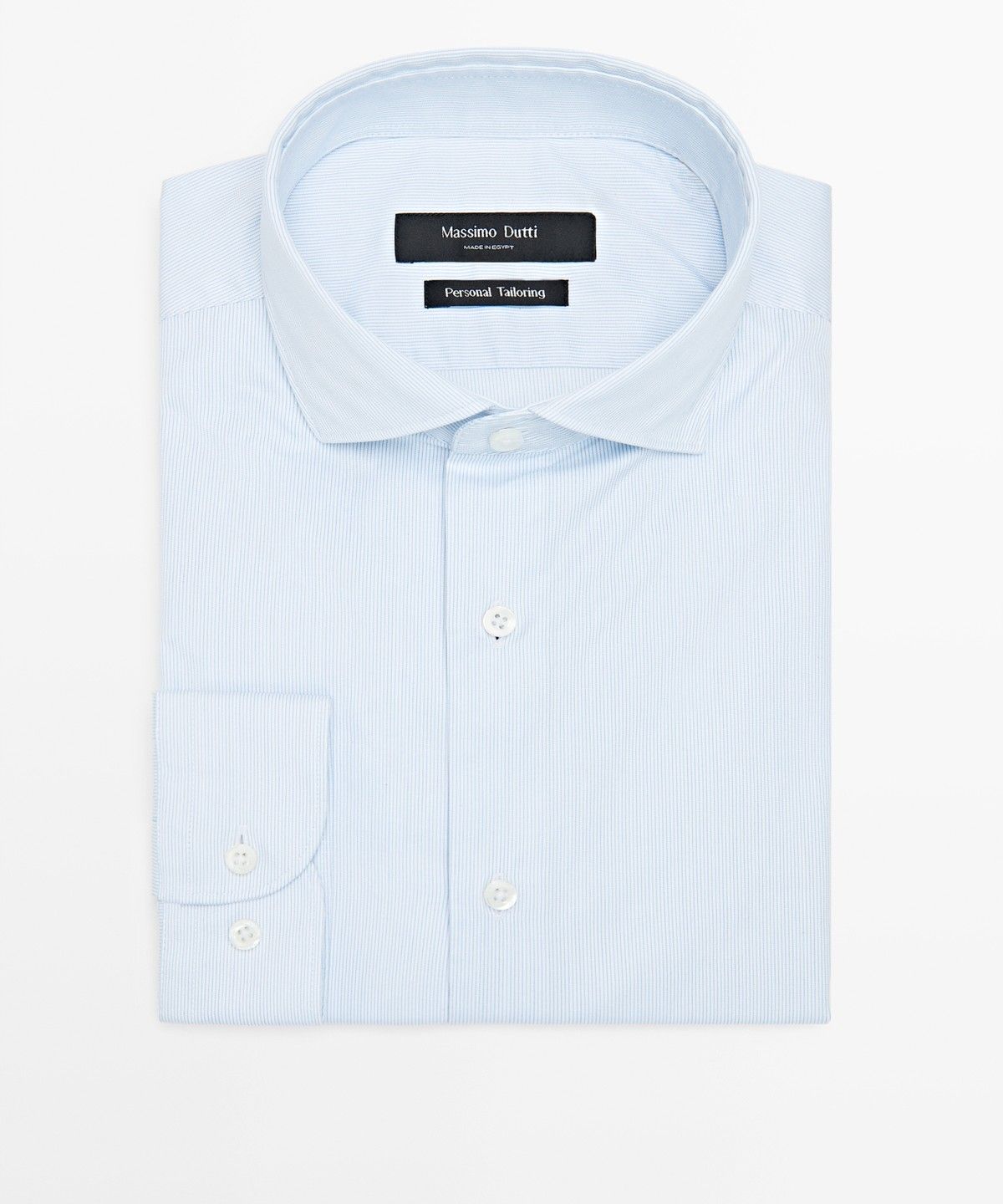 마시모두띠(MASSIMO DUTTI) 100% 코튼 스트라이프 셔츠