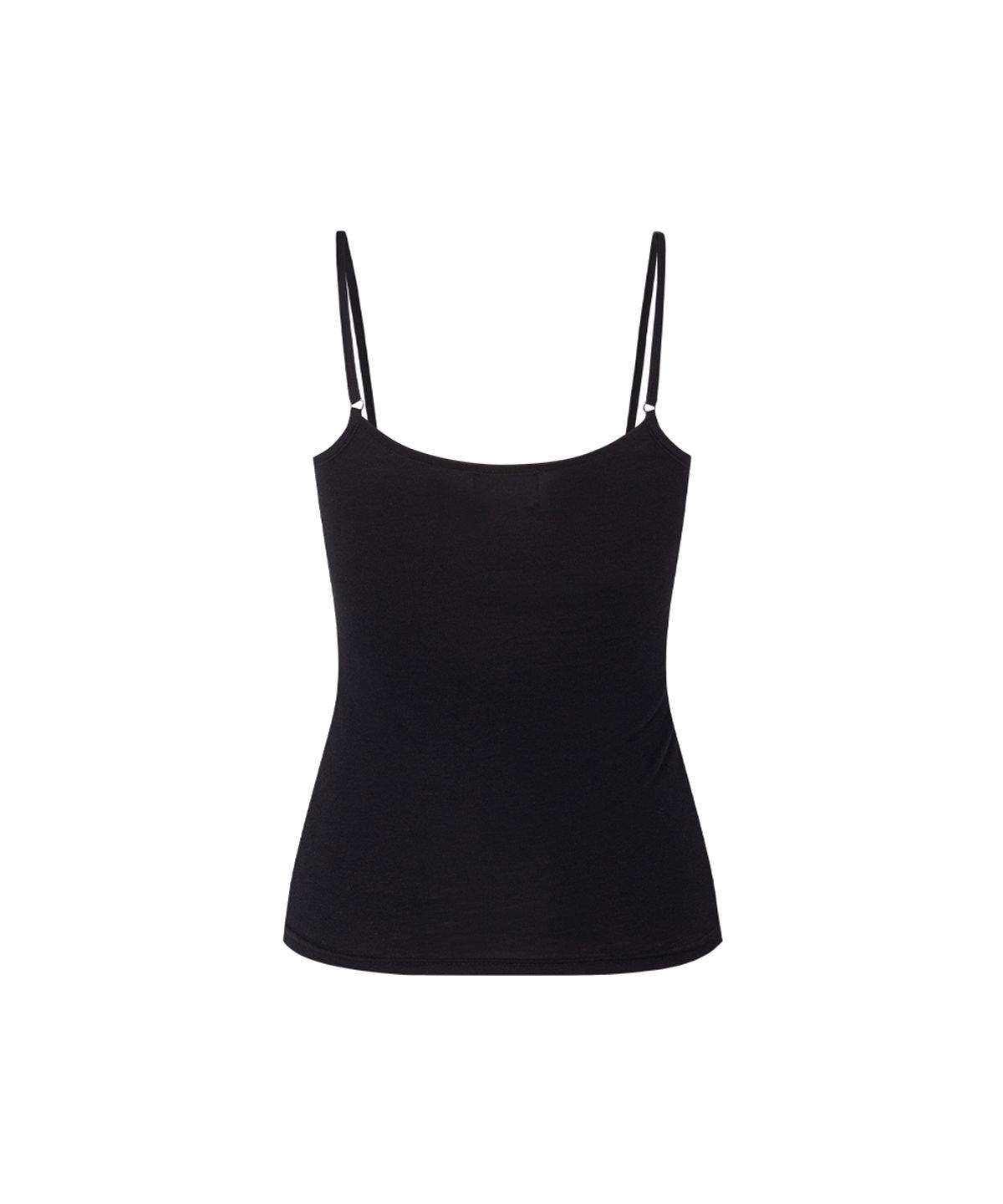플리즈노팔로우(PLEASENOFOLLOW) Miu Basic Sleeveless Top (Black)