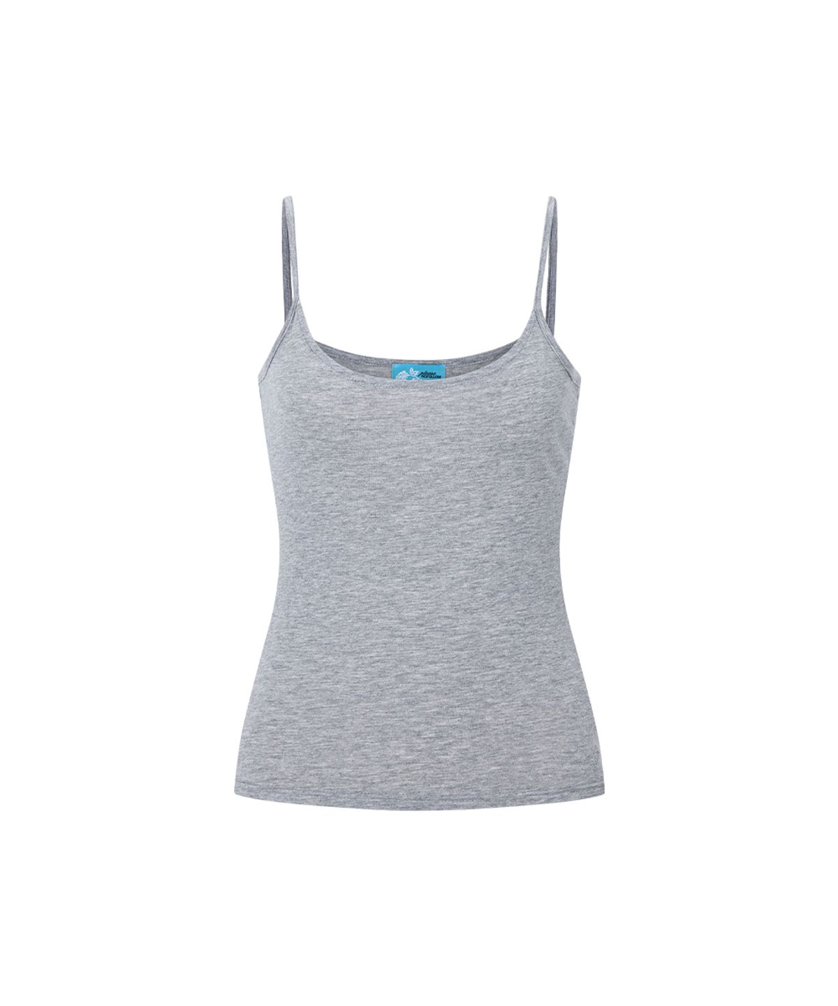 플리즈노팔로우(PLEASENOFOLLOW) Miu Basic Sleeveless Top (Melange Grey)