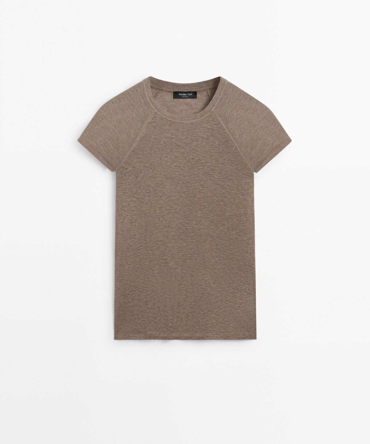 마시모두띠(MASSIMO DUTTI) 래글런 반팔 티셔츠
