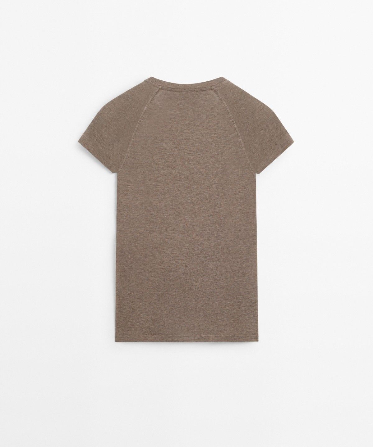 마시모두띠(MASSIMO DUTTI) 래글런 반팔 티셔츠