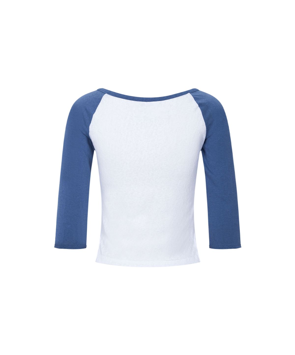 플리즈노팔로우(PLEASENOFOLLOW) Solene Basic Raglan Long Sleeve Top (White)