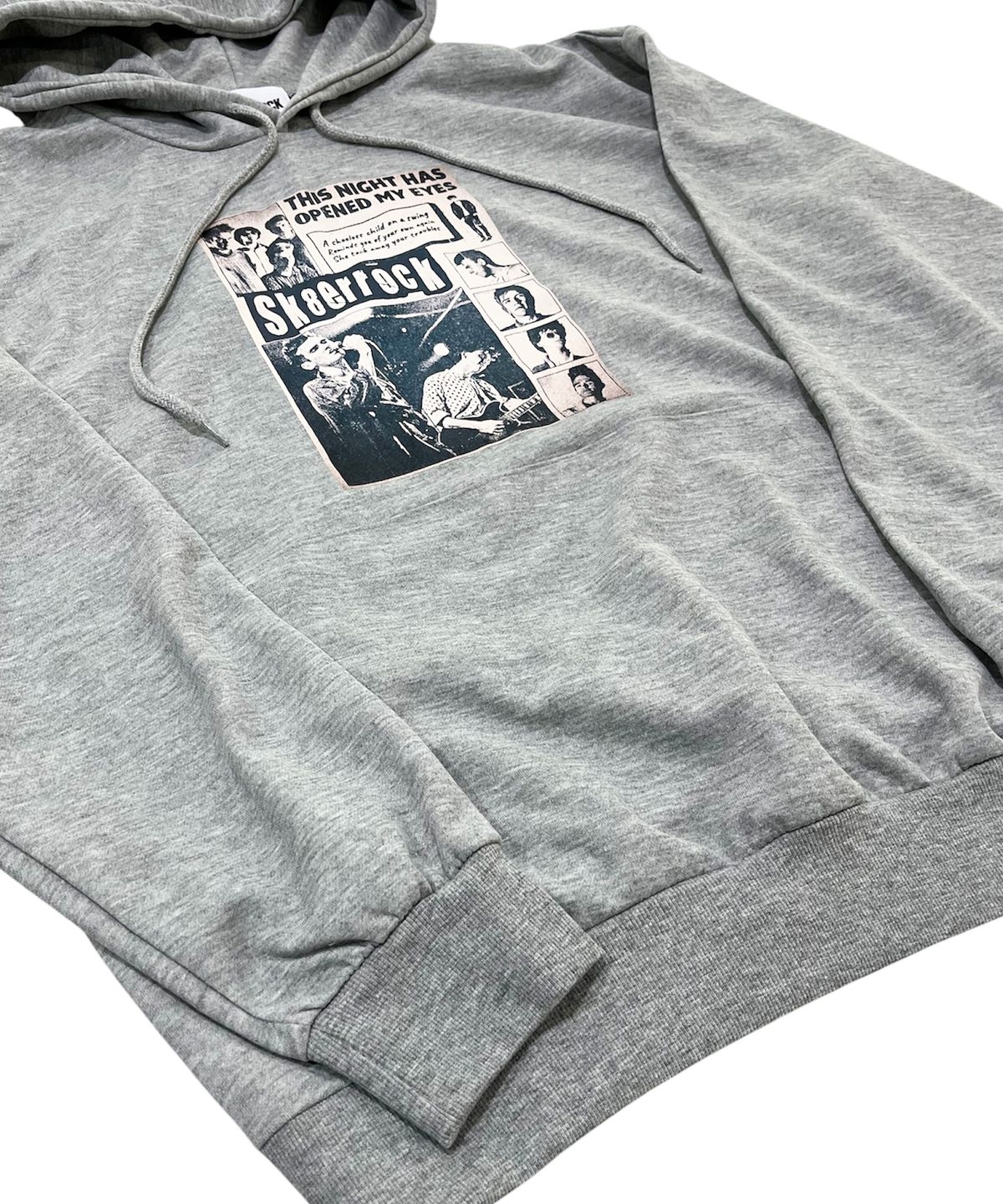 스케이터락(SK8ER ROCK) Band Poster Sweat Hoodie (melange gray)