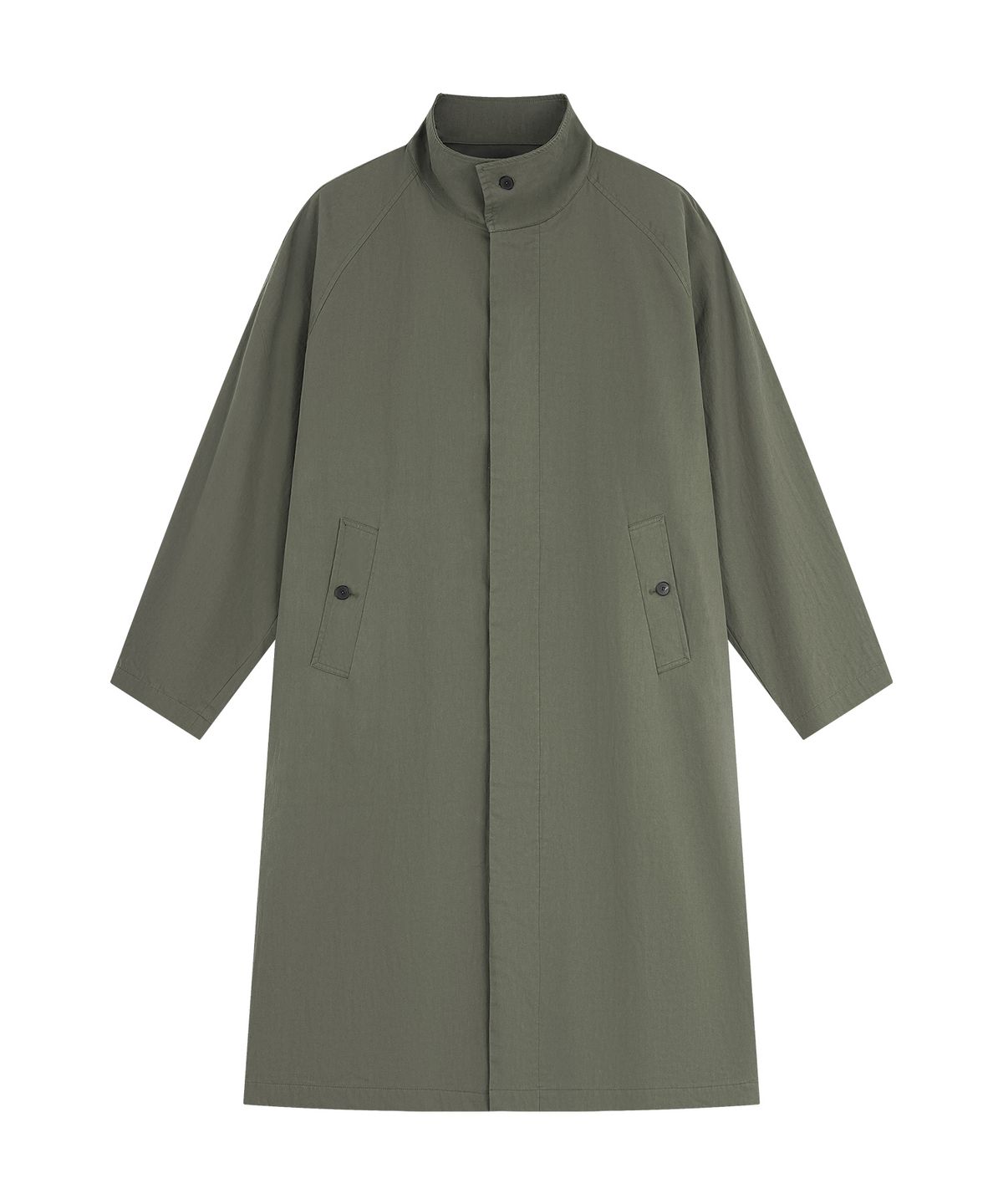 시야쥬(SIYAZU) SIOT4205 필드 트렌치 롱 코트_Khaki gray