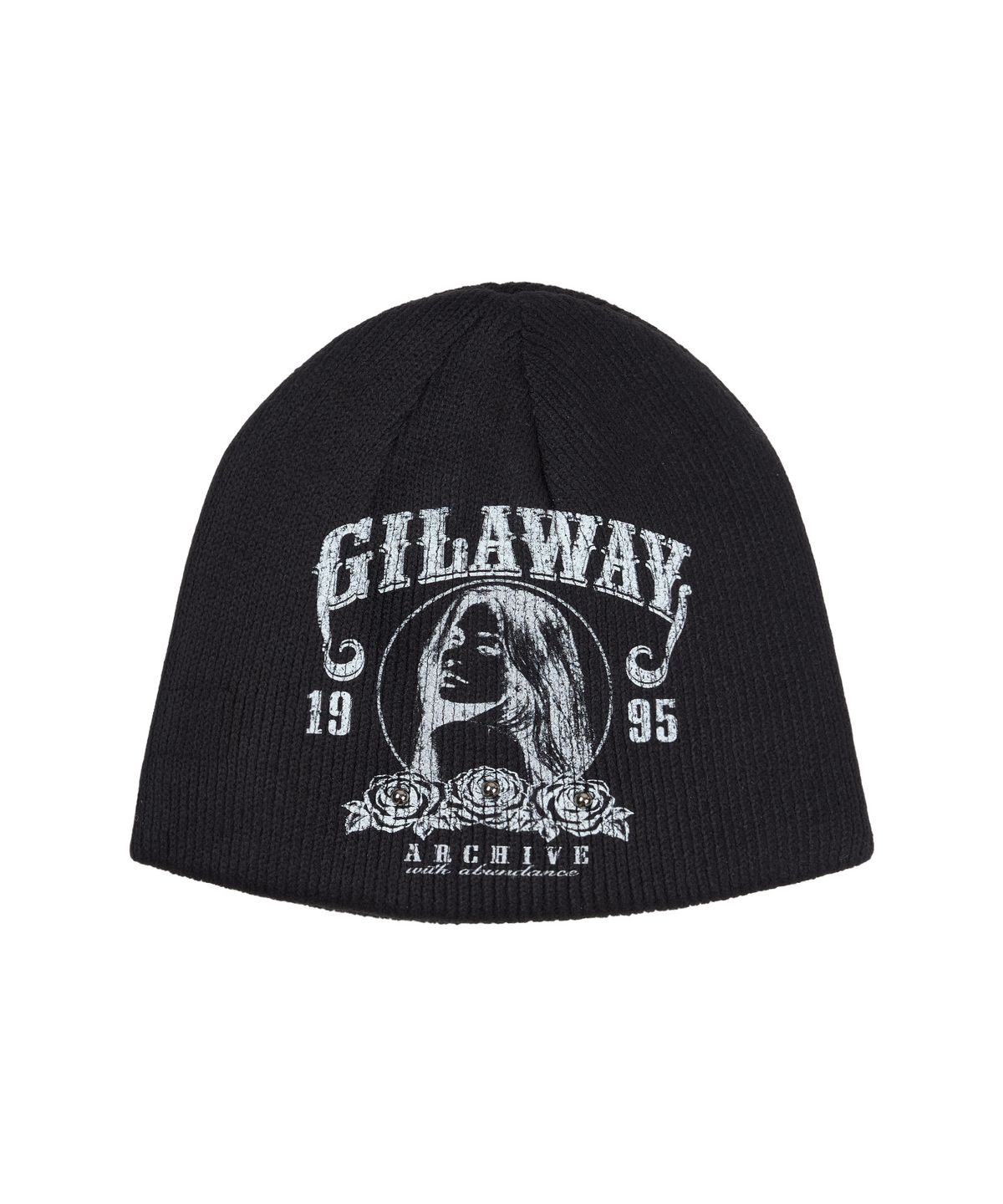 길라아카이브(GILAARCHIVE) RUNAWAY GIRL UNCUFFED BEANIE_BLACK