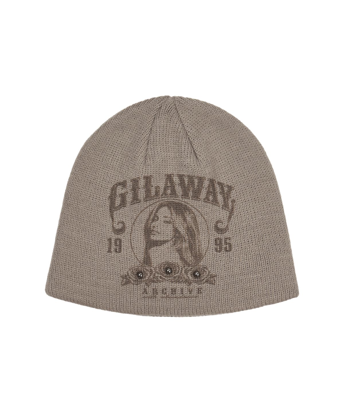 길라아카이브(GILAARCHIVE) RUNAWAY GIRL UNCUFFED BEANIE_BROWN