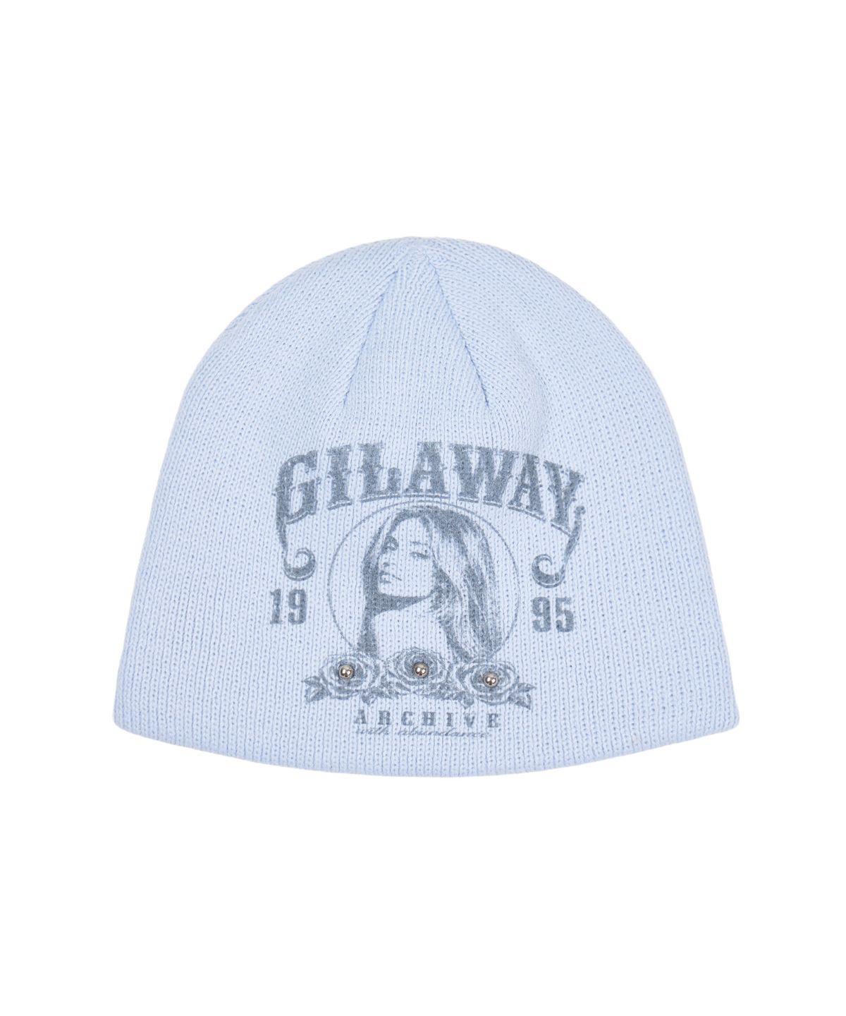 길라아카이브(GILAARCHIVE) RUNAWAY GIRL UNCUFFED BEANIE_SKY BLUE