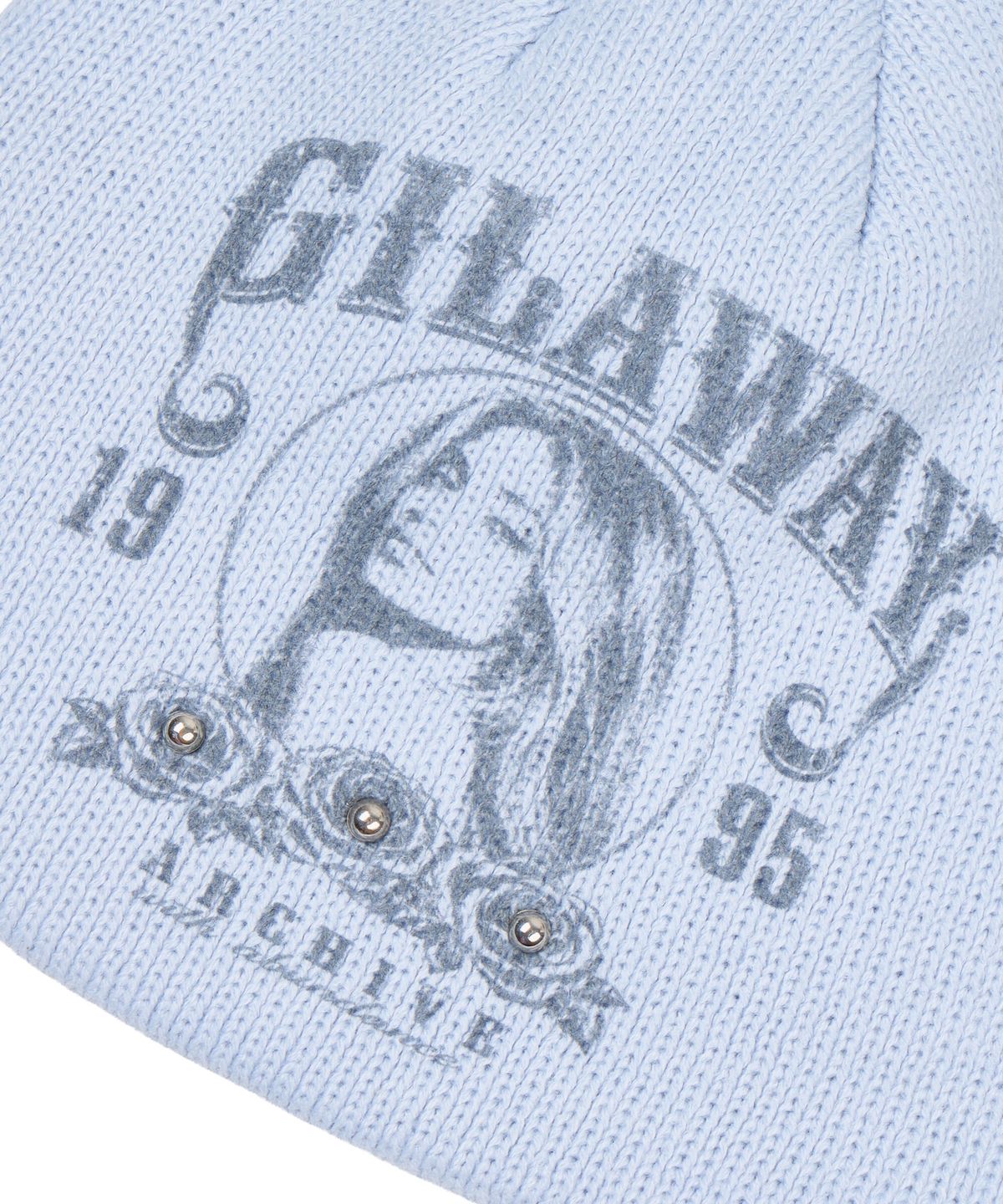 길라아카이브(GILAARCHIVE) RUNAWAY GIRL UNCUFFED BEANIE_SKY BLUE