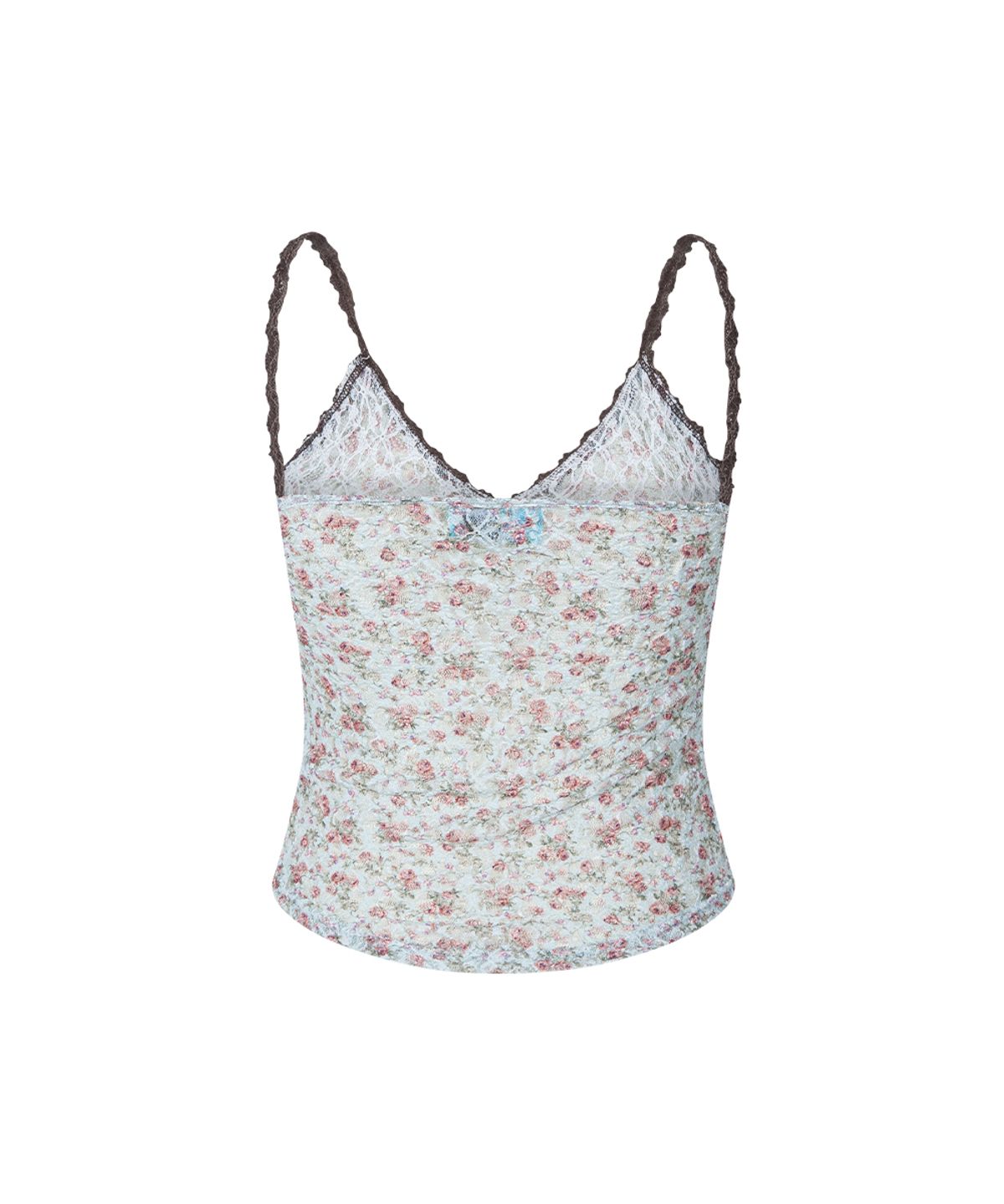 플리즈노팔로우(PLEASENOFOLLOW) Maisie Lace Sleeveless Top (Soft Mint)