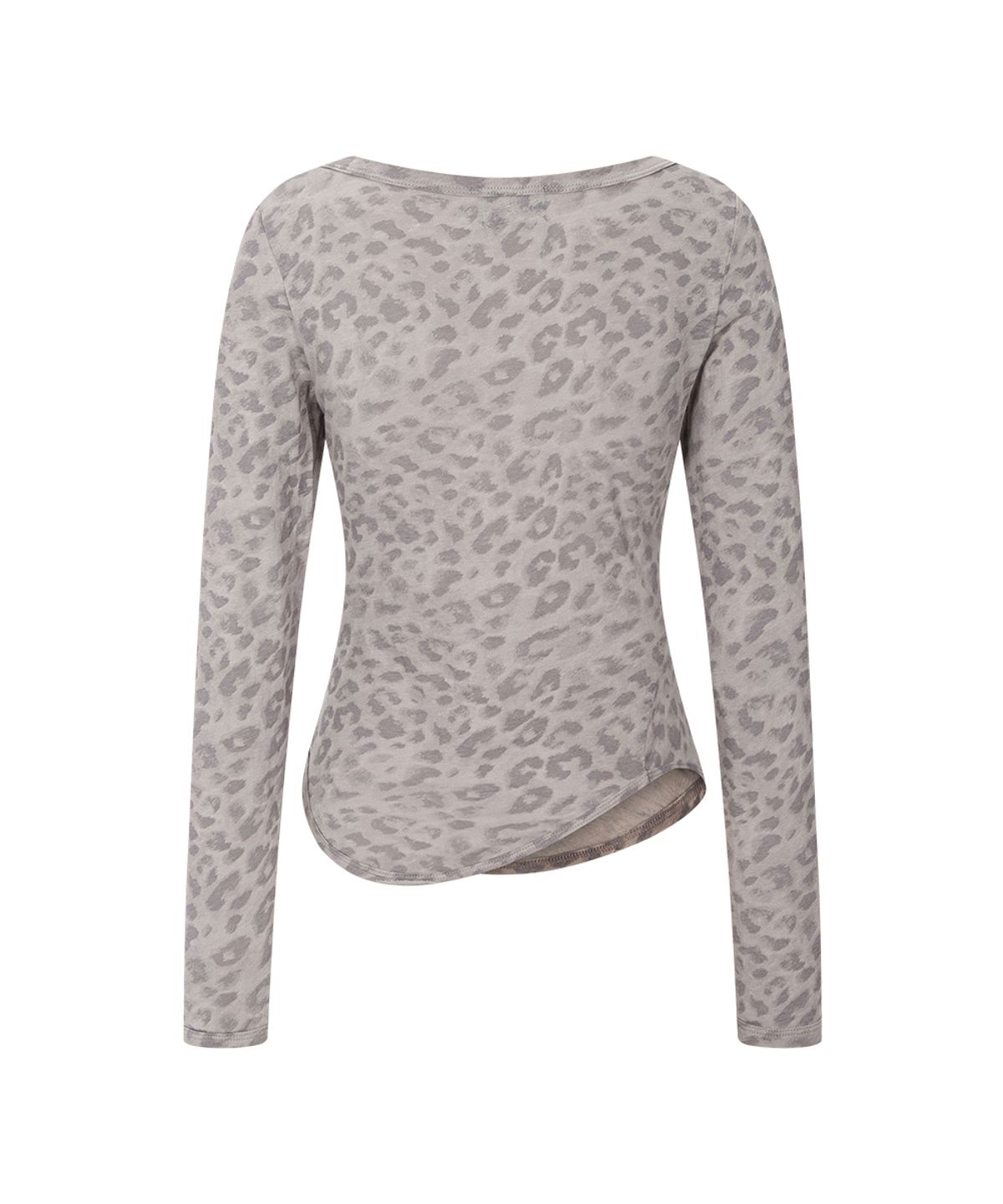 플리즈노팔로우(PLEASENOFOLLOW) Sabine Leopard Long Sleeve Top (Skin)