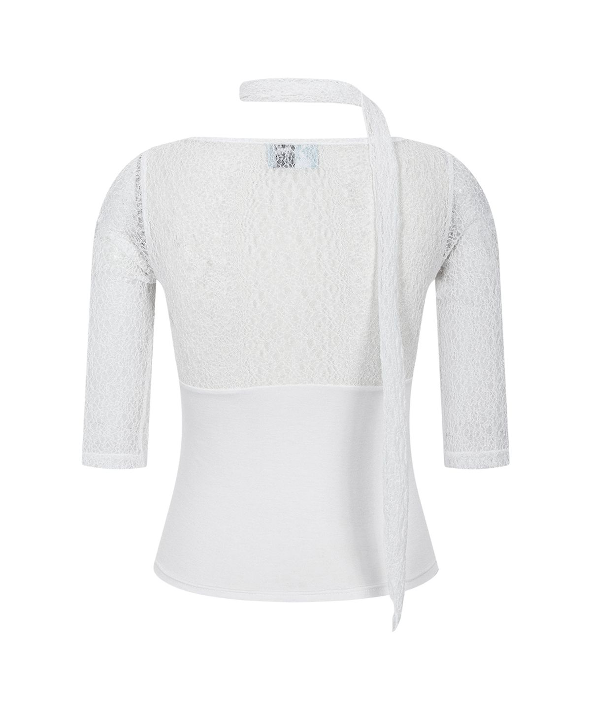 플리즈노팔로우(PLEASENOFOLLOW) Heidi Shirring Long Sleeve Top (Ivory)