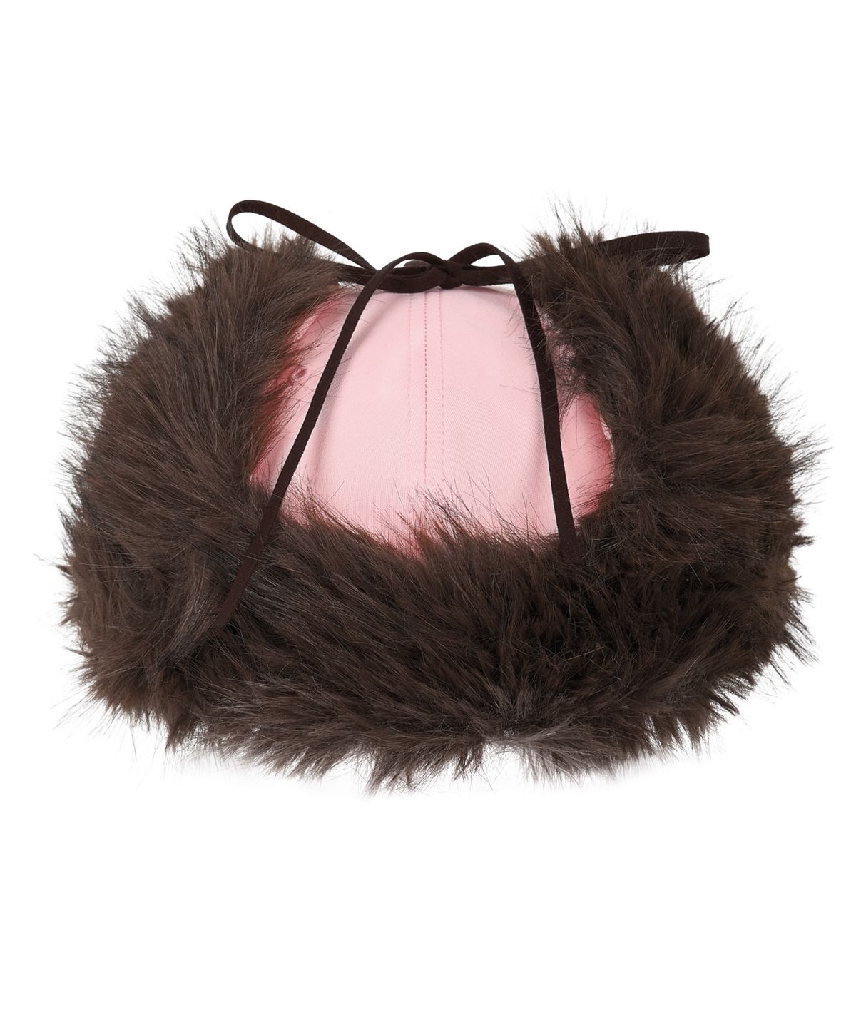 길라아카이브(GILAARCHIVE) TWO TONE FUR LETTERING LOGO CAP_PINK