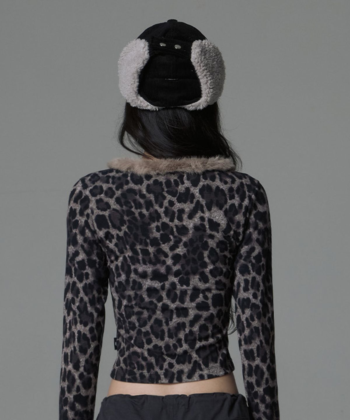 길라아카이브(GILAARCHIVE) FLEECE TROOPER CAP_BLACK
