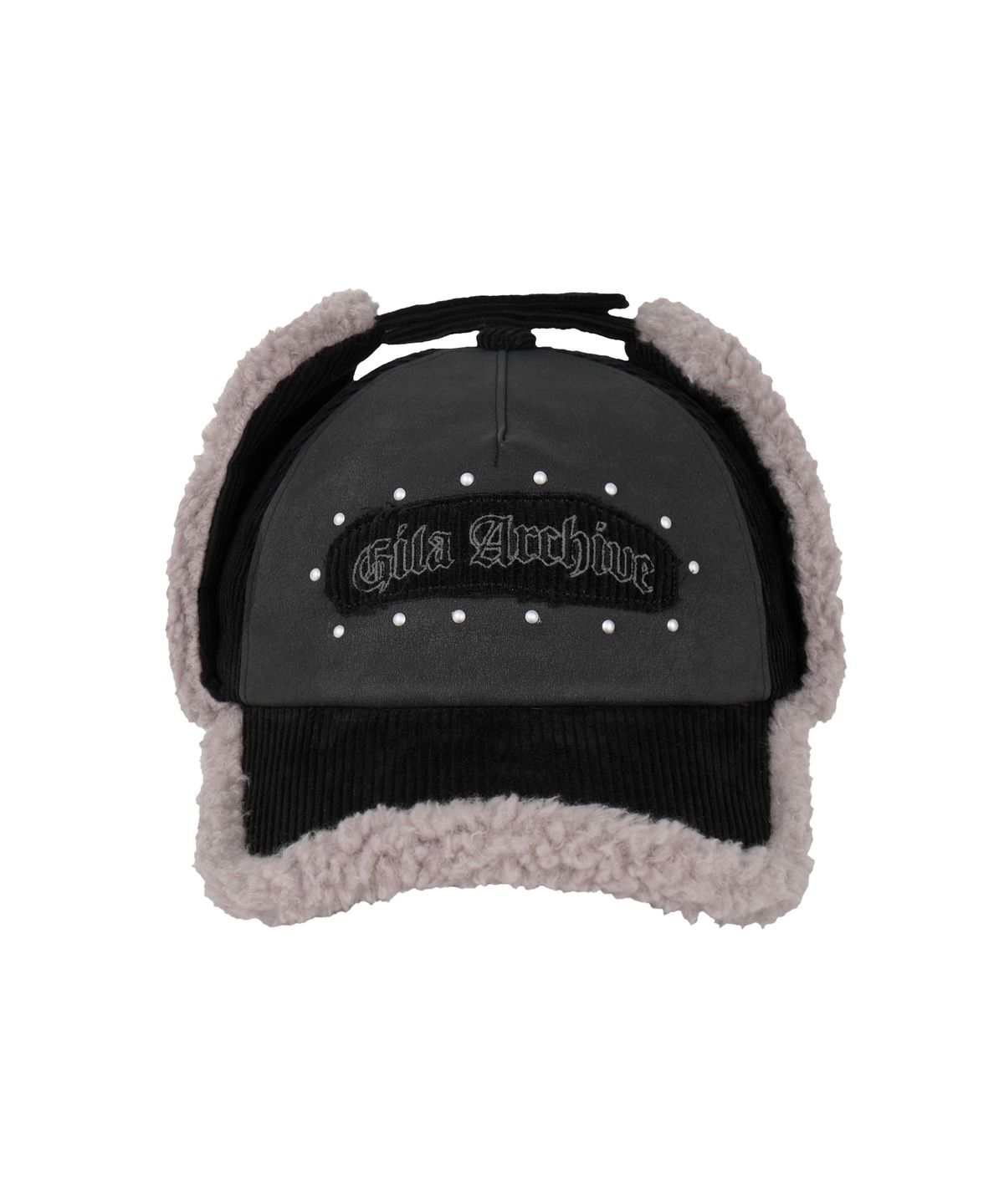 길라아카이브(GILAARCHIVE) FLEECE TROOPER CAP_BLACK