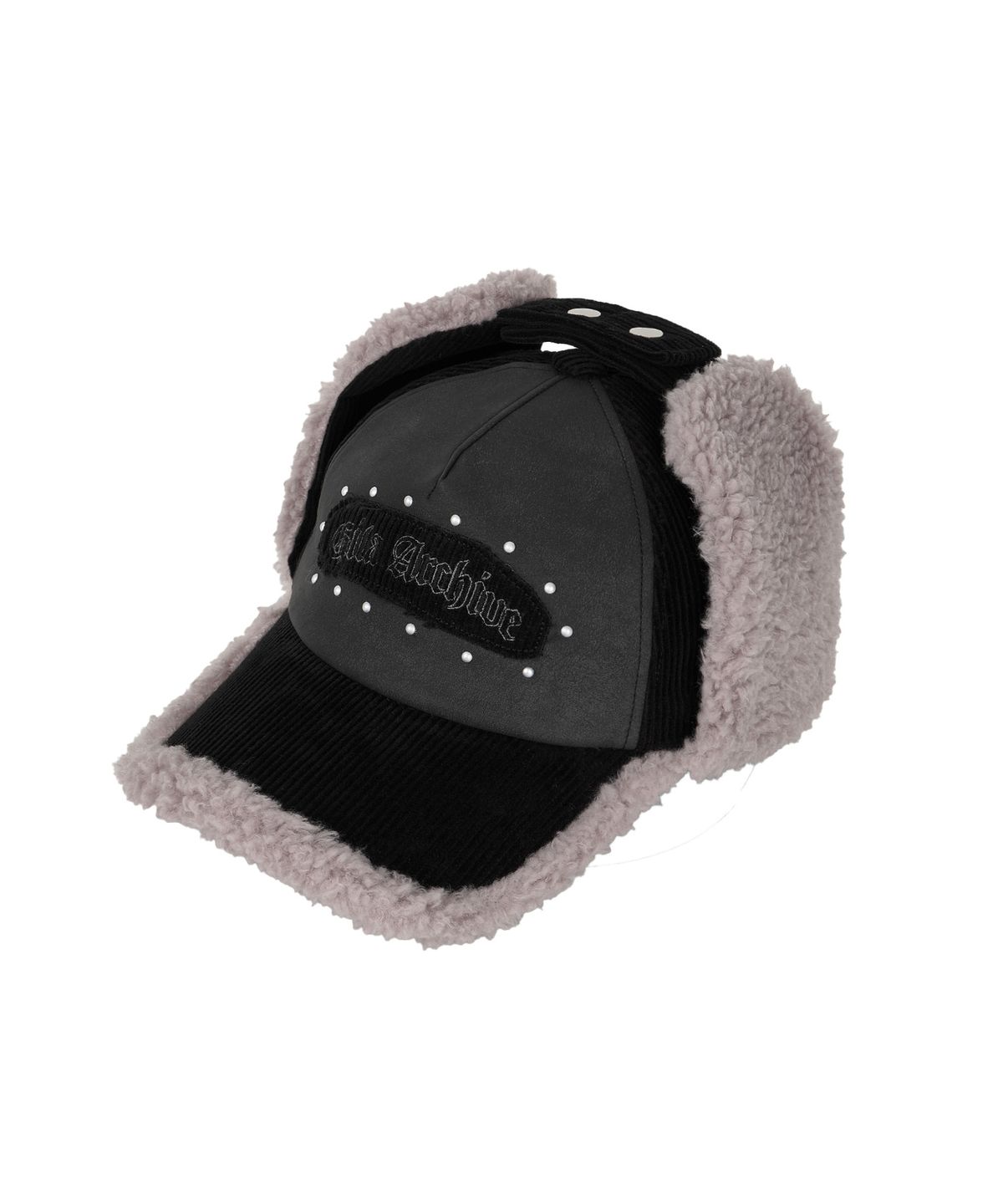 길라아카이브(GILAARCHIVE) FLEECE TROOPER CAP_BLACK