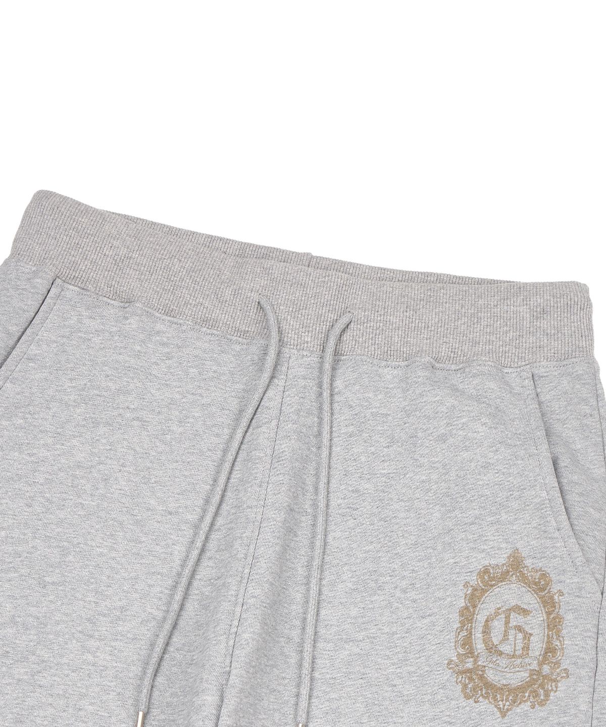 길라아카이브(GILAARCHIVE) FUR SYMBOL LOGO SWEAT PANTS_GREY