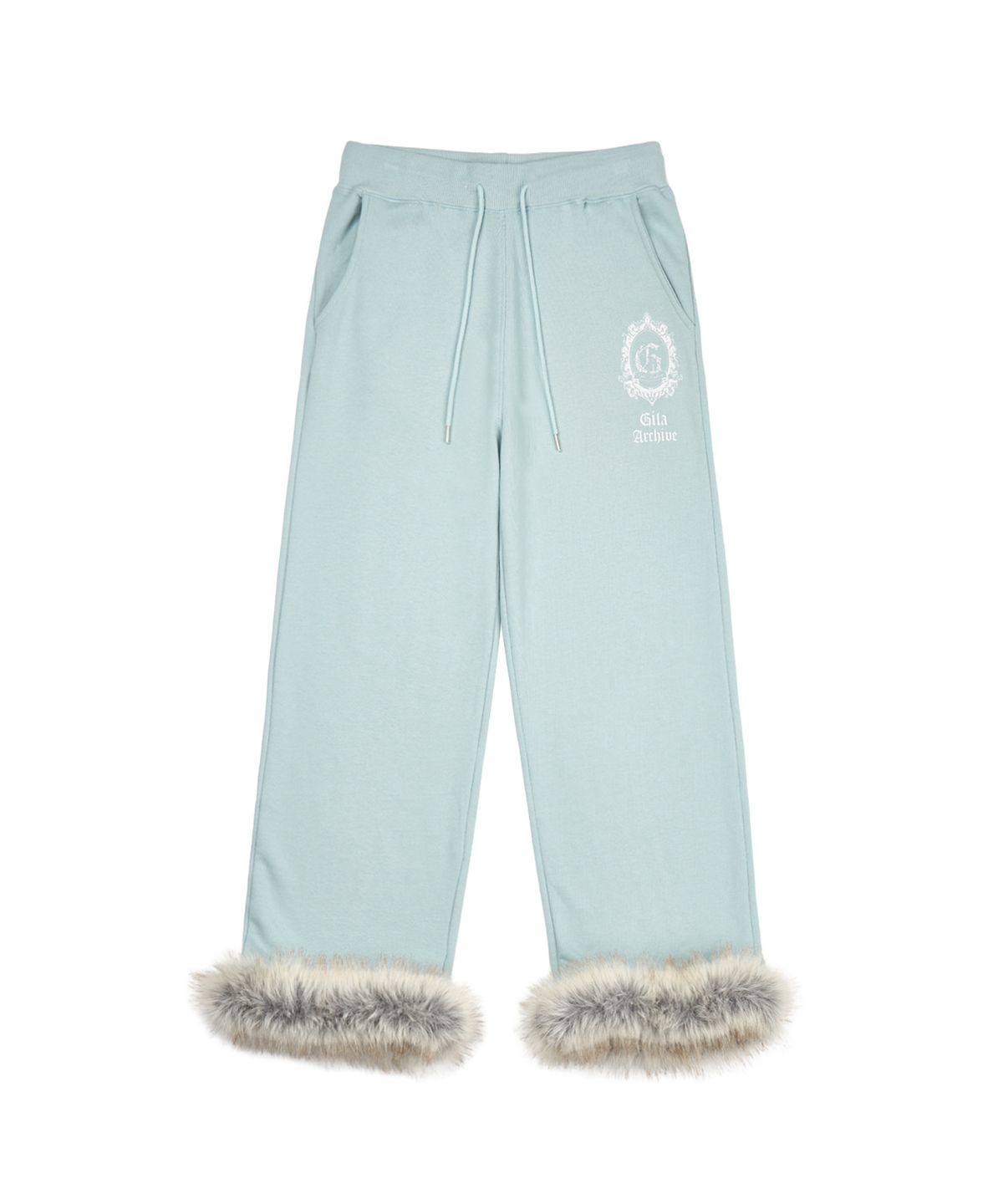 길라아카이브(GILAARCHIVE) FUR SYMBOL LOGO SWEAT PANTS_MINT