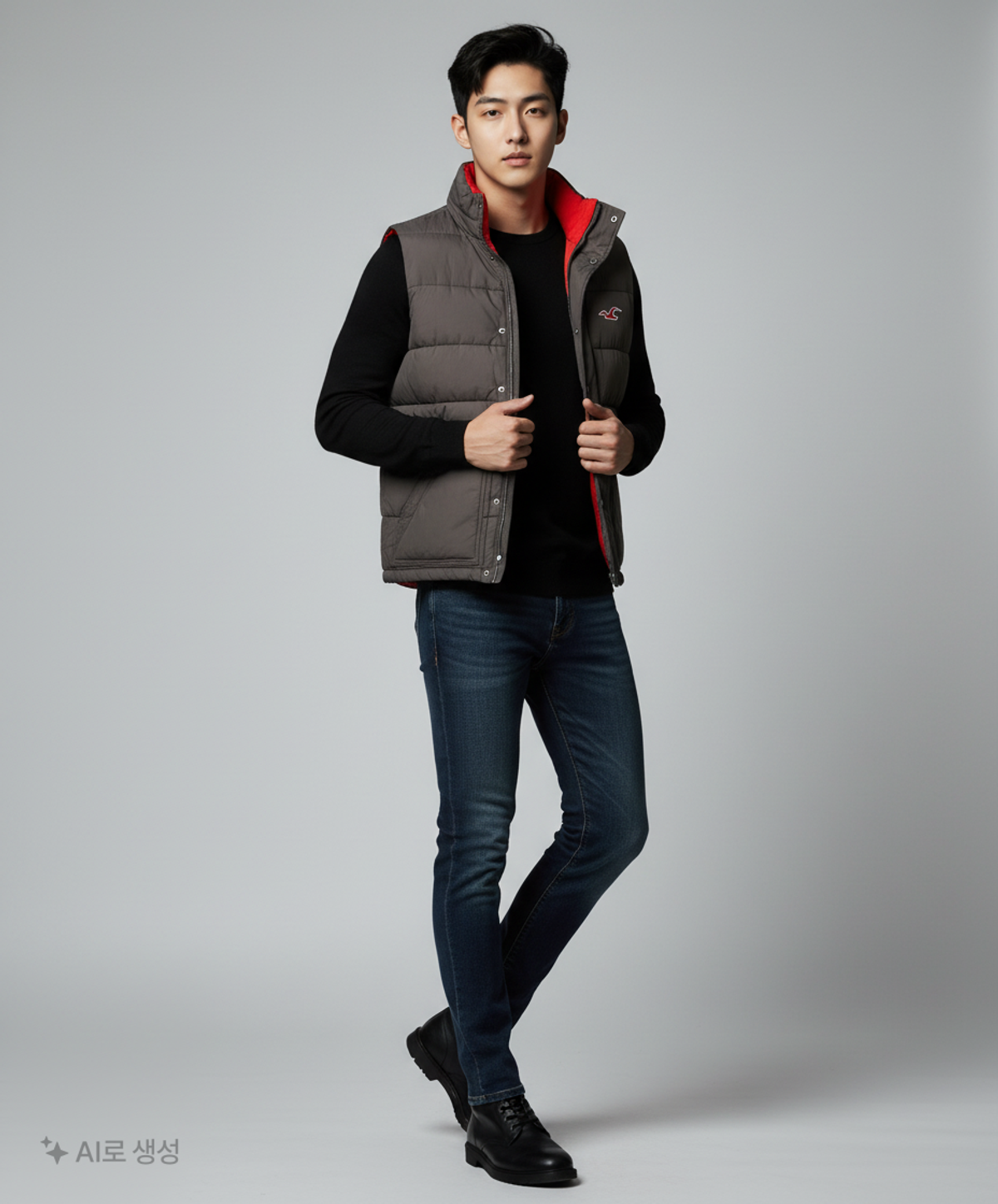 홀리스터(HOLLISTER) 패딩 베스트 M