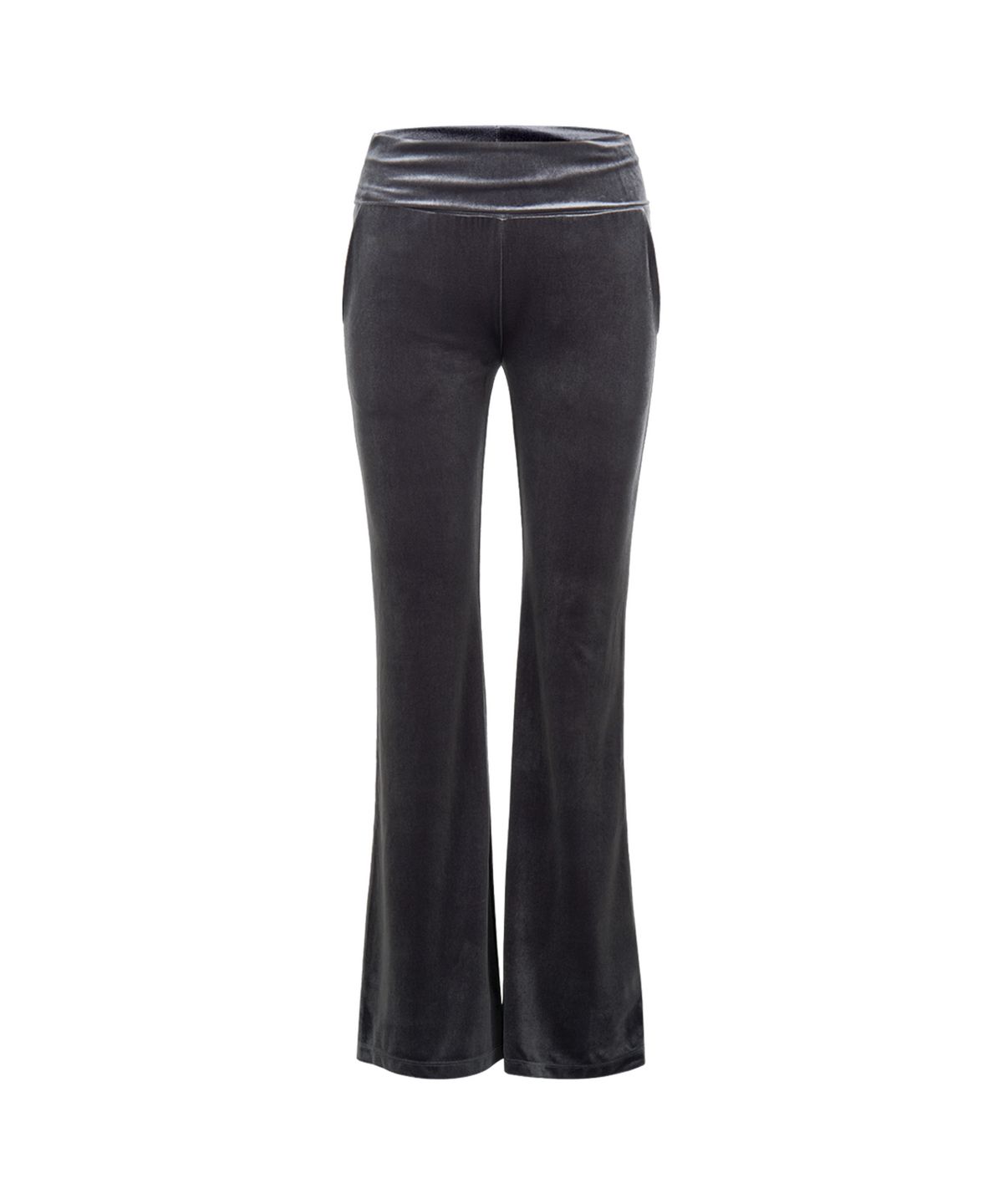 길라아카이브(GILAARCHIVE) VELOUR FUR POCKET SWEAT PANTS_GREY