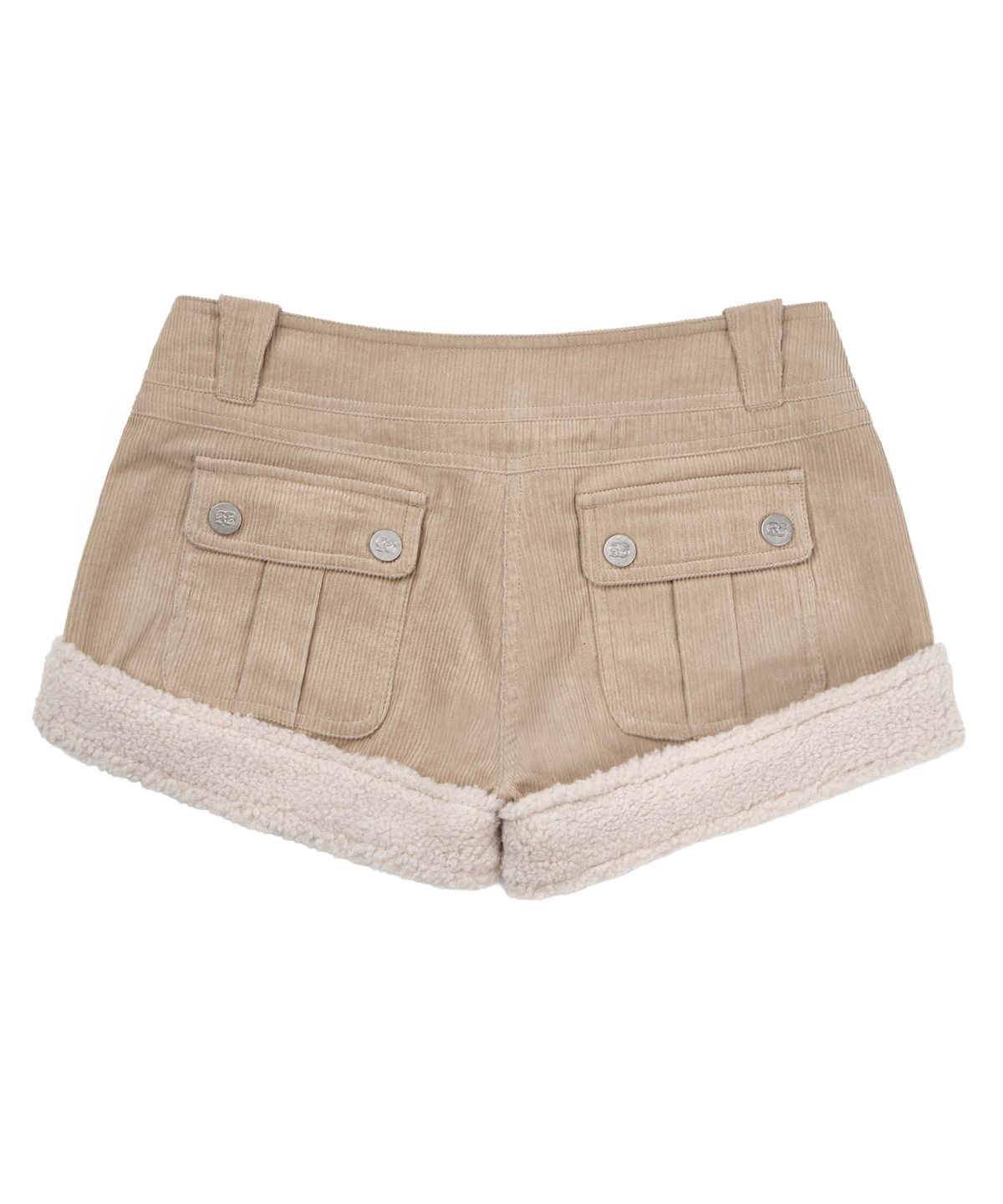 길라아카이브(GILAARCHIVE) FLEECE CORDUROY SHORTS_BEIGE