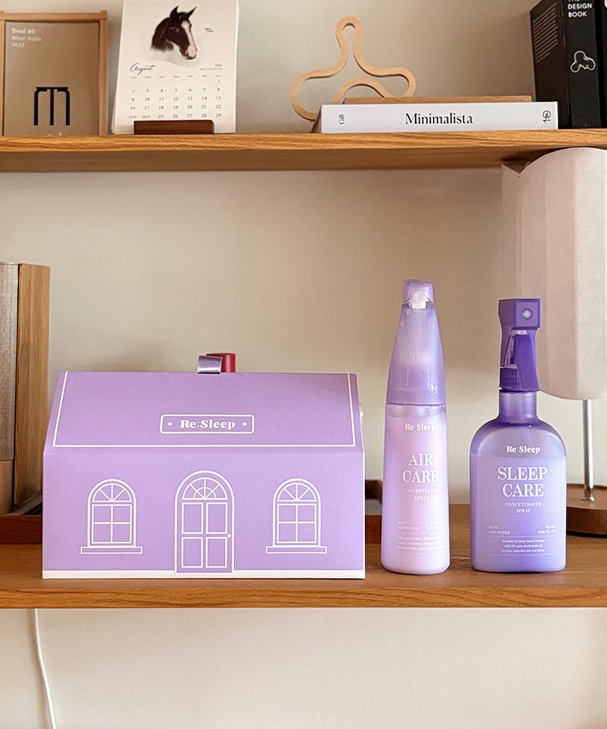 리슬립(RESLEEP) [선물포장] 올데이 케어 세트 (섬유탈취제 315ml+룸스프레이 315ml)