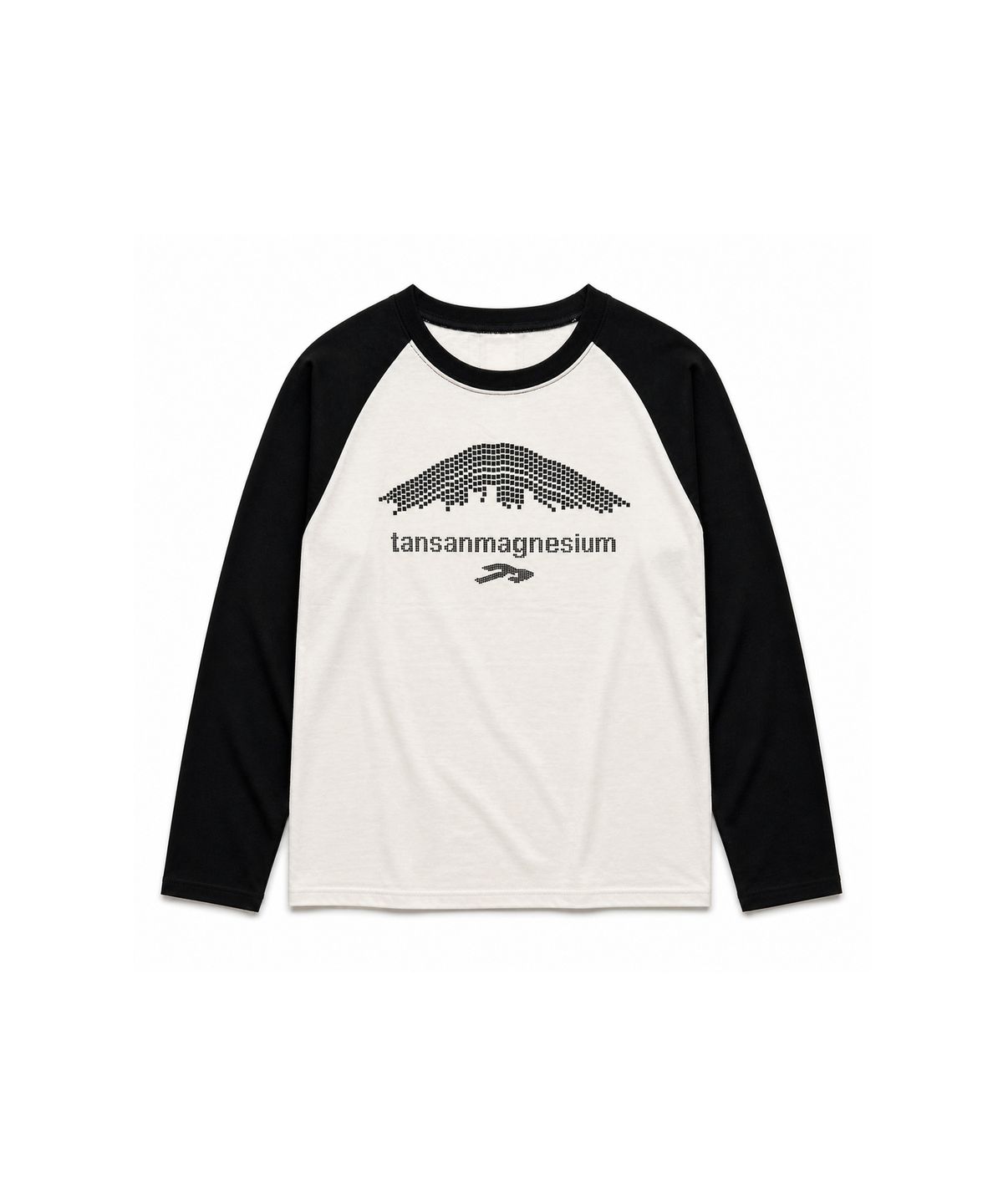 탄산마그네슘(TANSANMAGNESIUM) 나그랑 픽셀 마운틴 롱슬리브 (화이트)