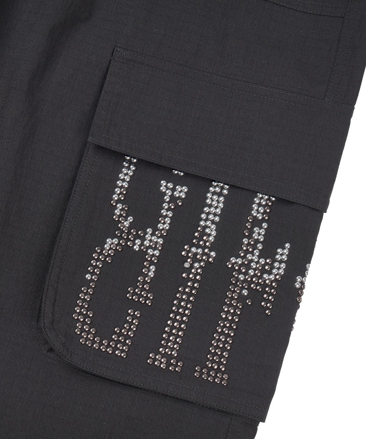 길라아카이브(GILAARCHIVE) MULTI POCKET CARGO PANTS_BLACK