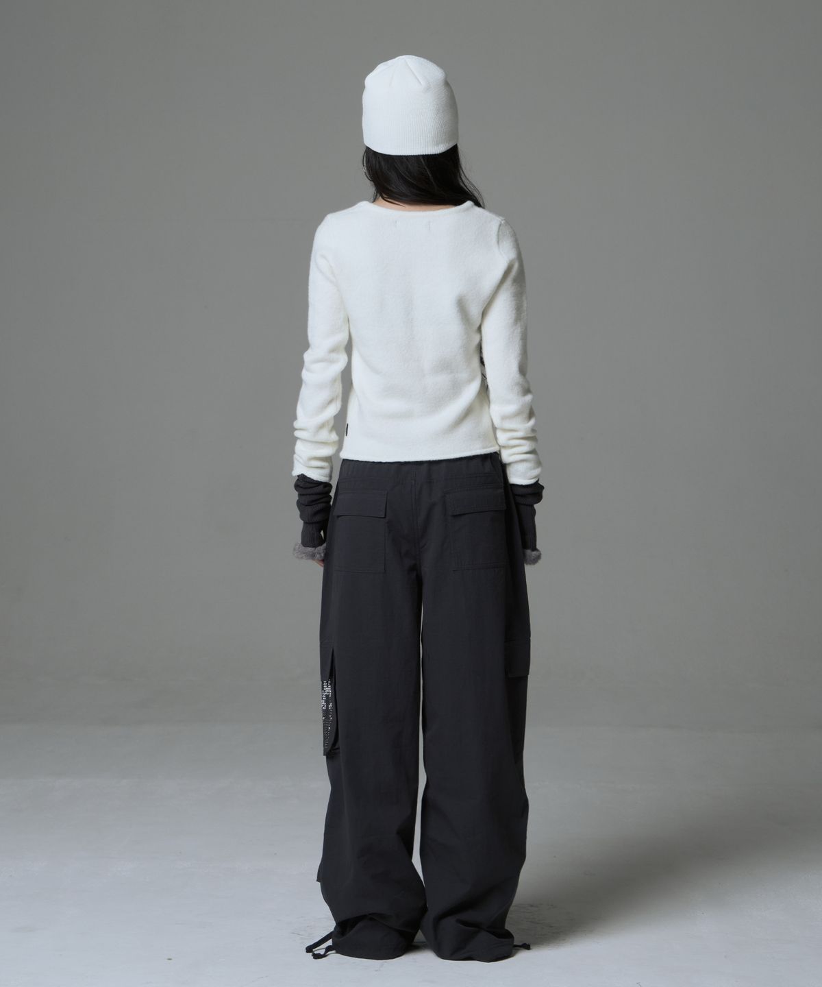 길라아카이브(GILAARCHIVE) MULTI POCKET CARGO PANTS_BLACK