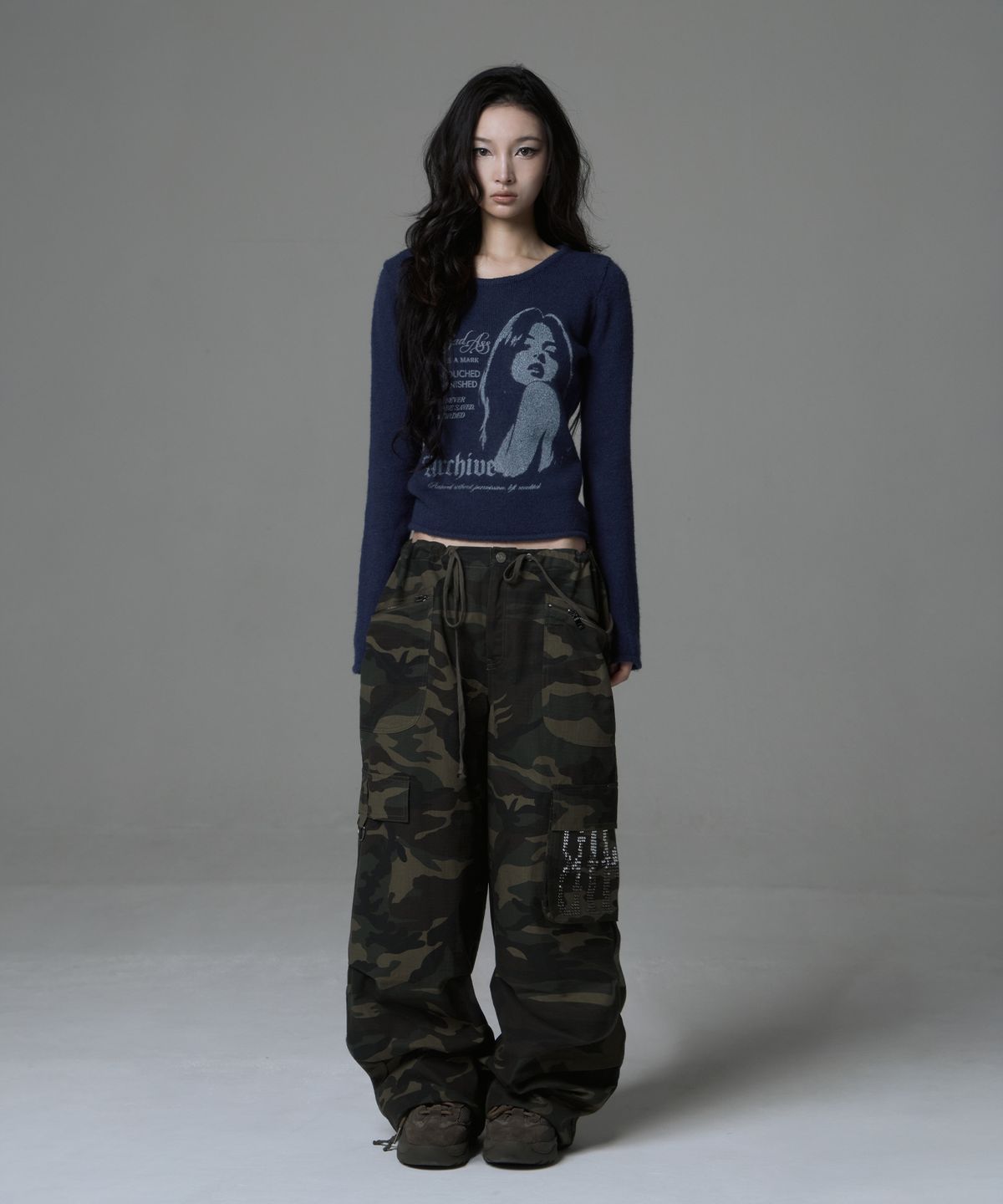 길라아카이브(GILAARCHIVE) MULTI POCKET CARGO PANTS_CAMO