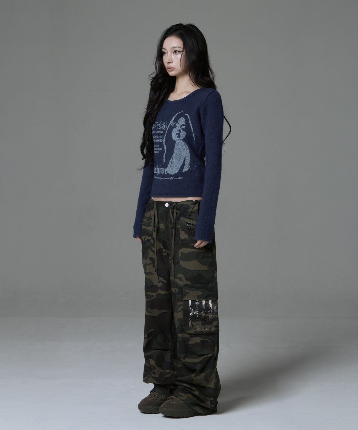 길라아카이브(GILAARCHIVE) MULTI POCKET CARGO PANTS_CAMO