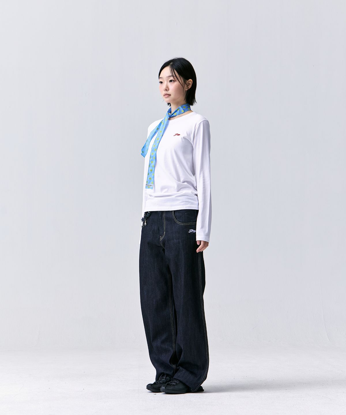 탄산마그네슘(TANSANMAGNESIUM) 혼 롱슬리브 (화이트/레드)