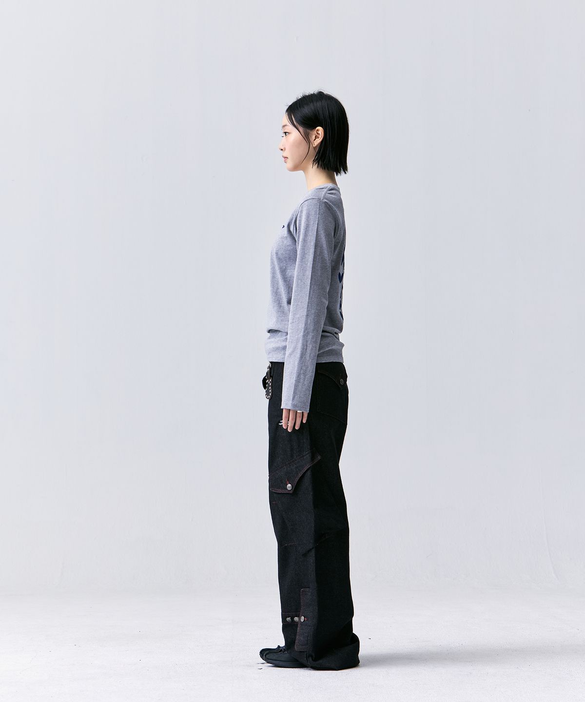 탄산마그네슘(TANSANMAGNESIUM) 본 롱슬리브 (그레이/블루)