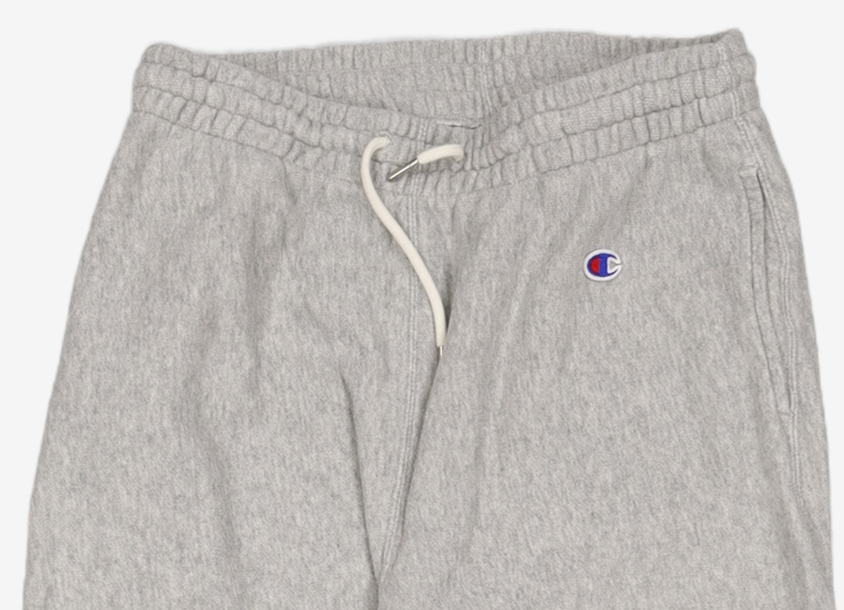 챔피온(CHAMPION) 여성 리버스위브 스크립트 로고 루즈핏 조거 팬츠 Normal Grey L