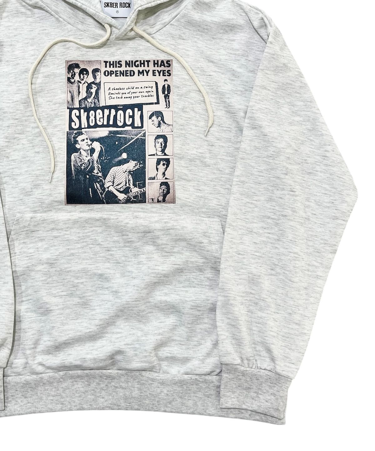 스케이터락(SK8ER ROCK) Band Poster Sweat Hoodie (Oatmeal)