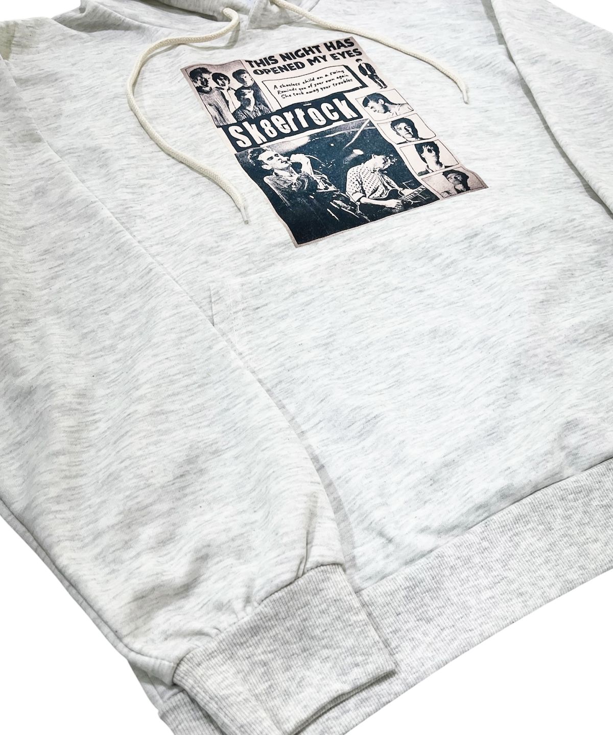 스케이터락(SK8ER ROCK) Band Poster Sweat Hoodie (Oatmeal)