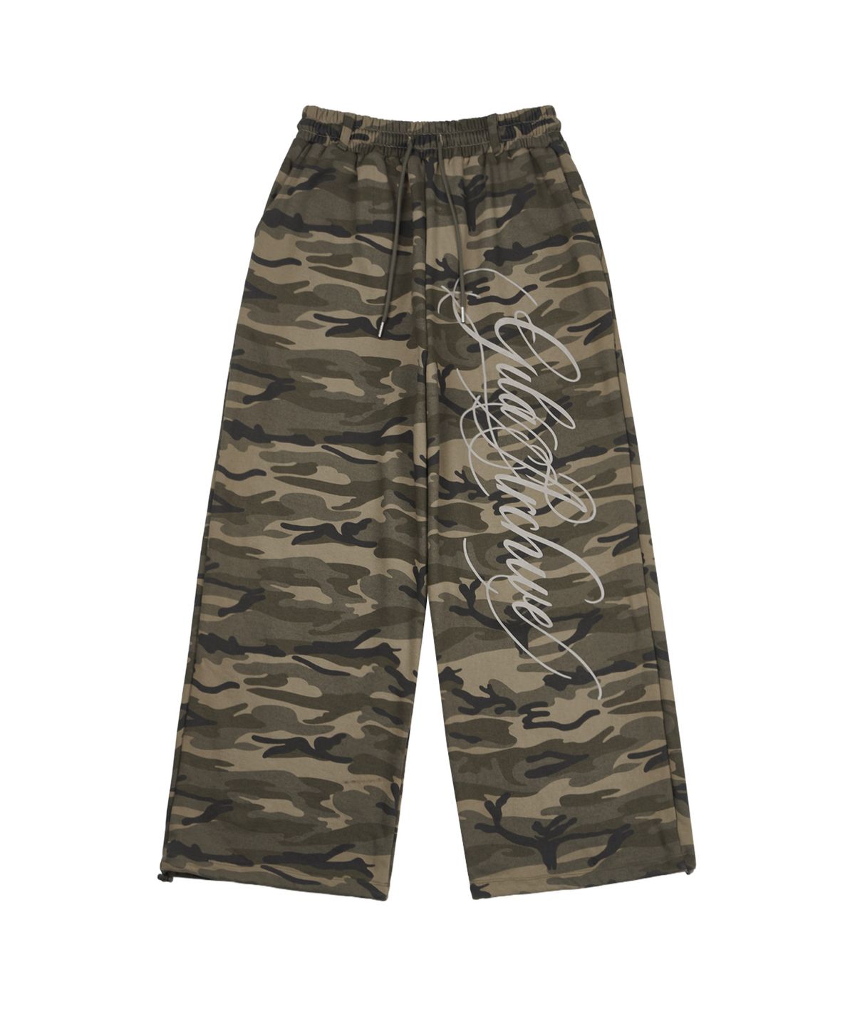 길라아카이브(GILAARCHIVE) SIDE LETTERING LOGO SWEAT PANTS_CAMO