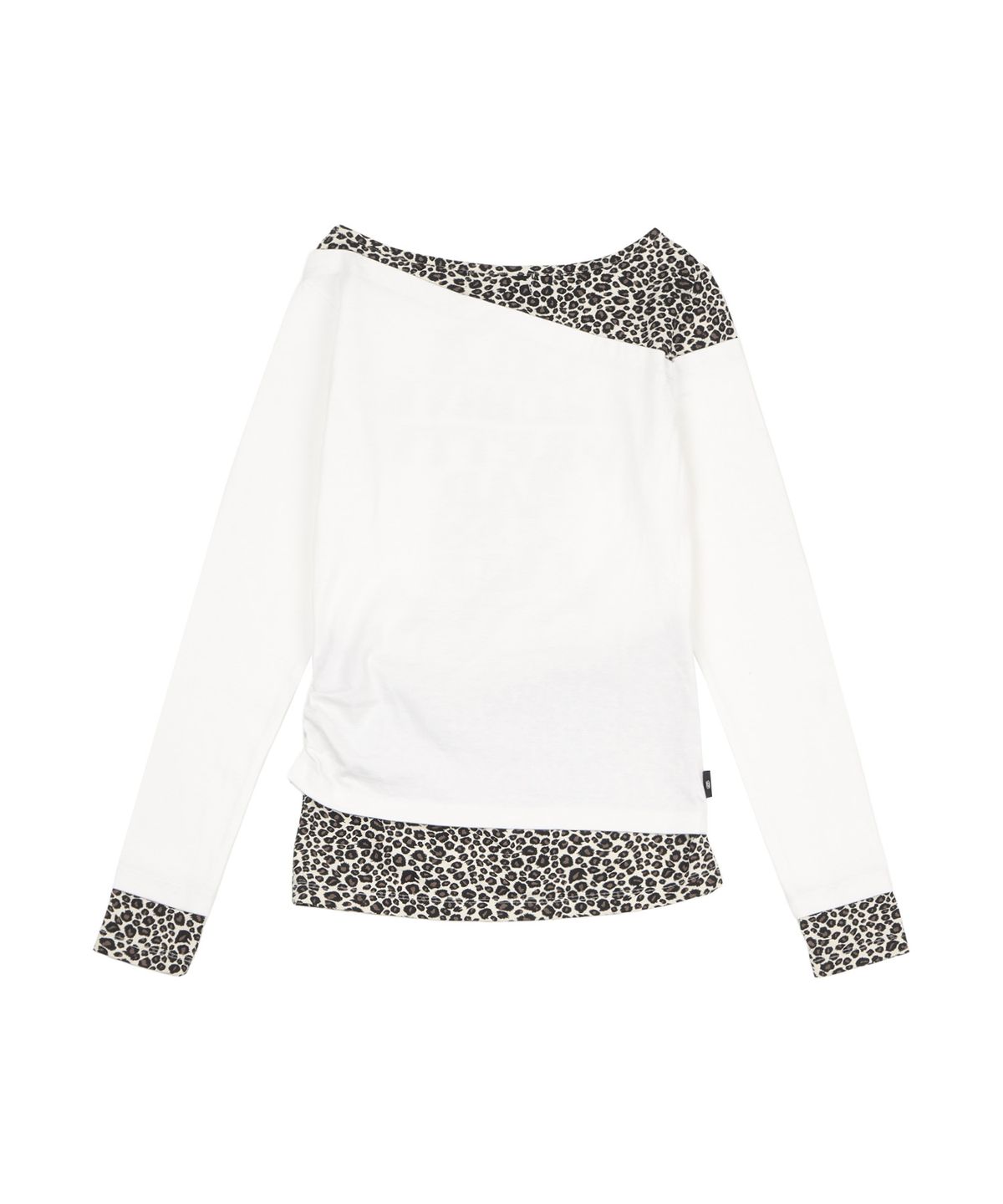 길라아카이브(GILAARCHIVE) LEOPARD LAYERED P.B.A LONG SLEEVE_WHITE