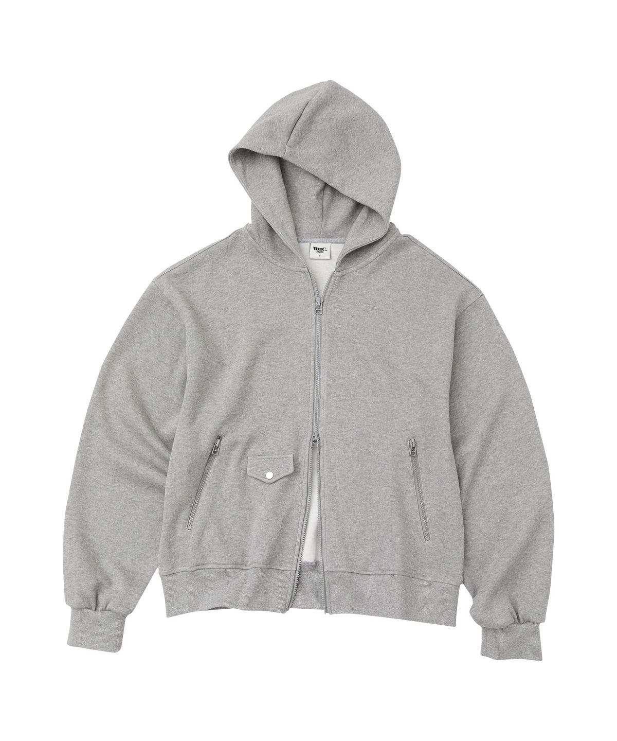 더블유엠씨(WMC) 포켓 후디드 집업 (GREY/BLACK/BROWN/NAVY)