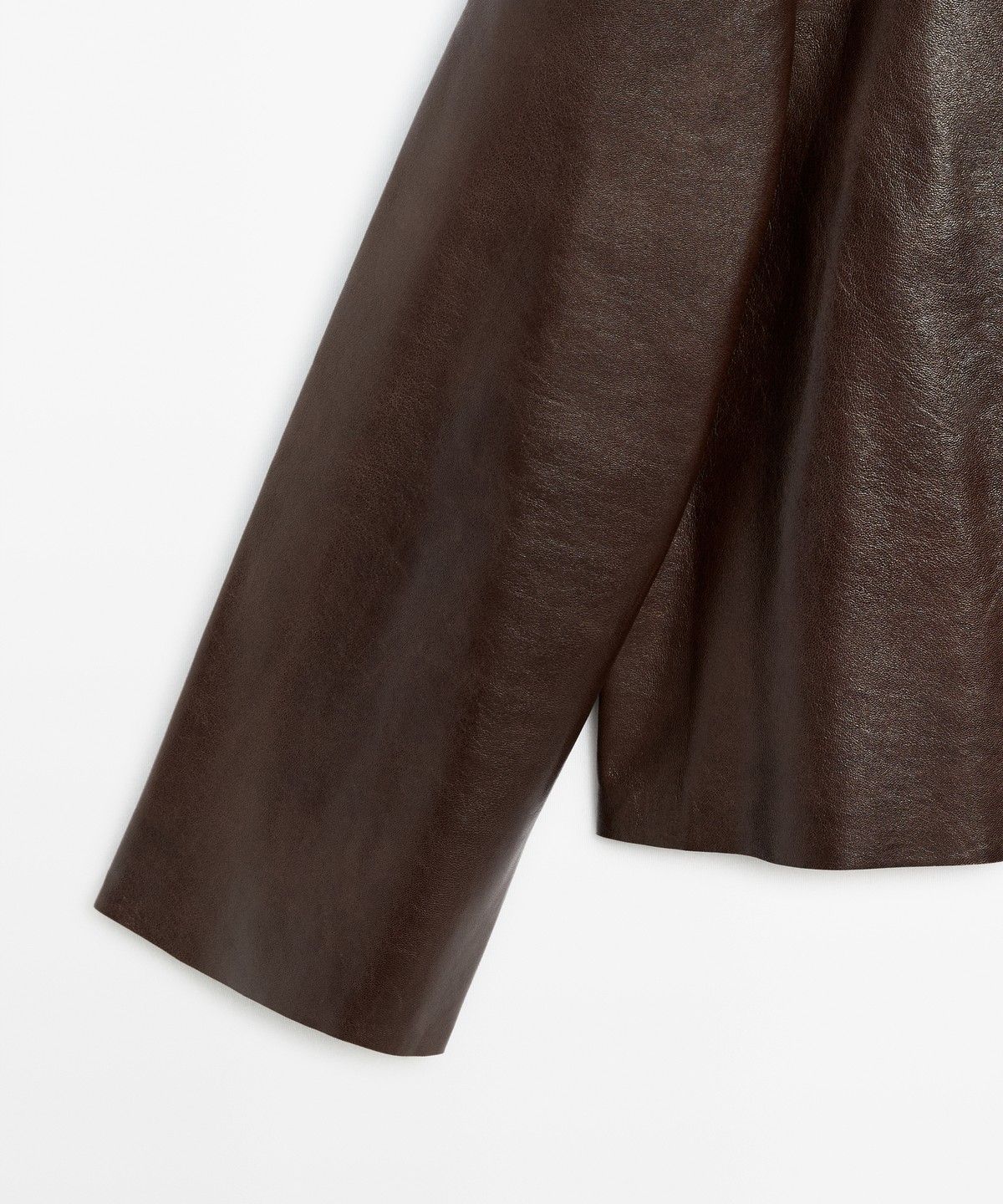 마시모두띠(MASSIMO DUTTI) 토글 디테일 나파 가죽 자켓