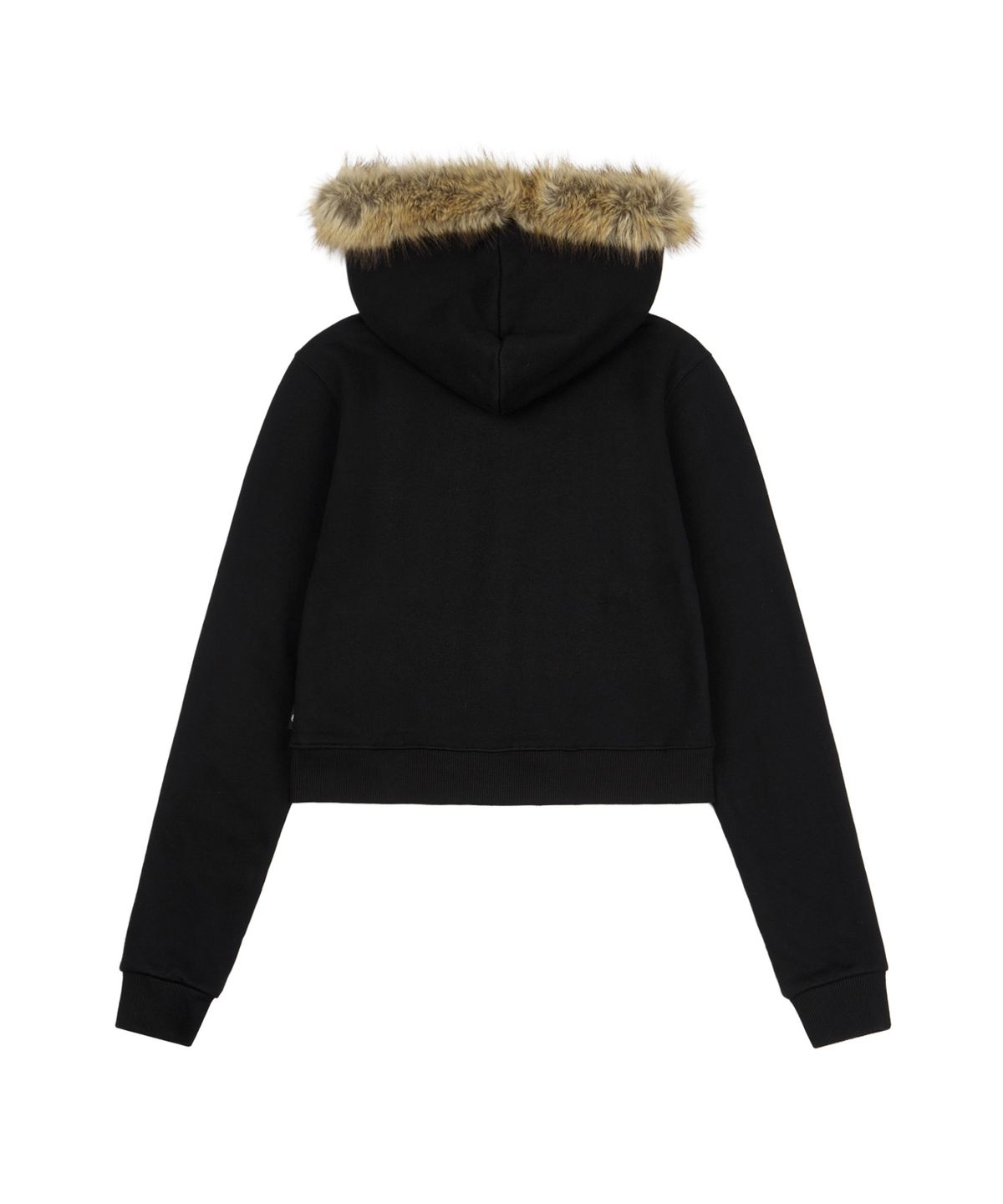길라아카이브(GILAARCHIVE) FUR SYMBOL LOGO HOOD ZIP-UP_BLACK