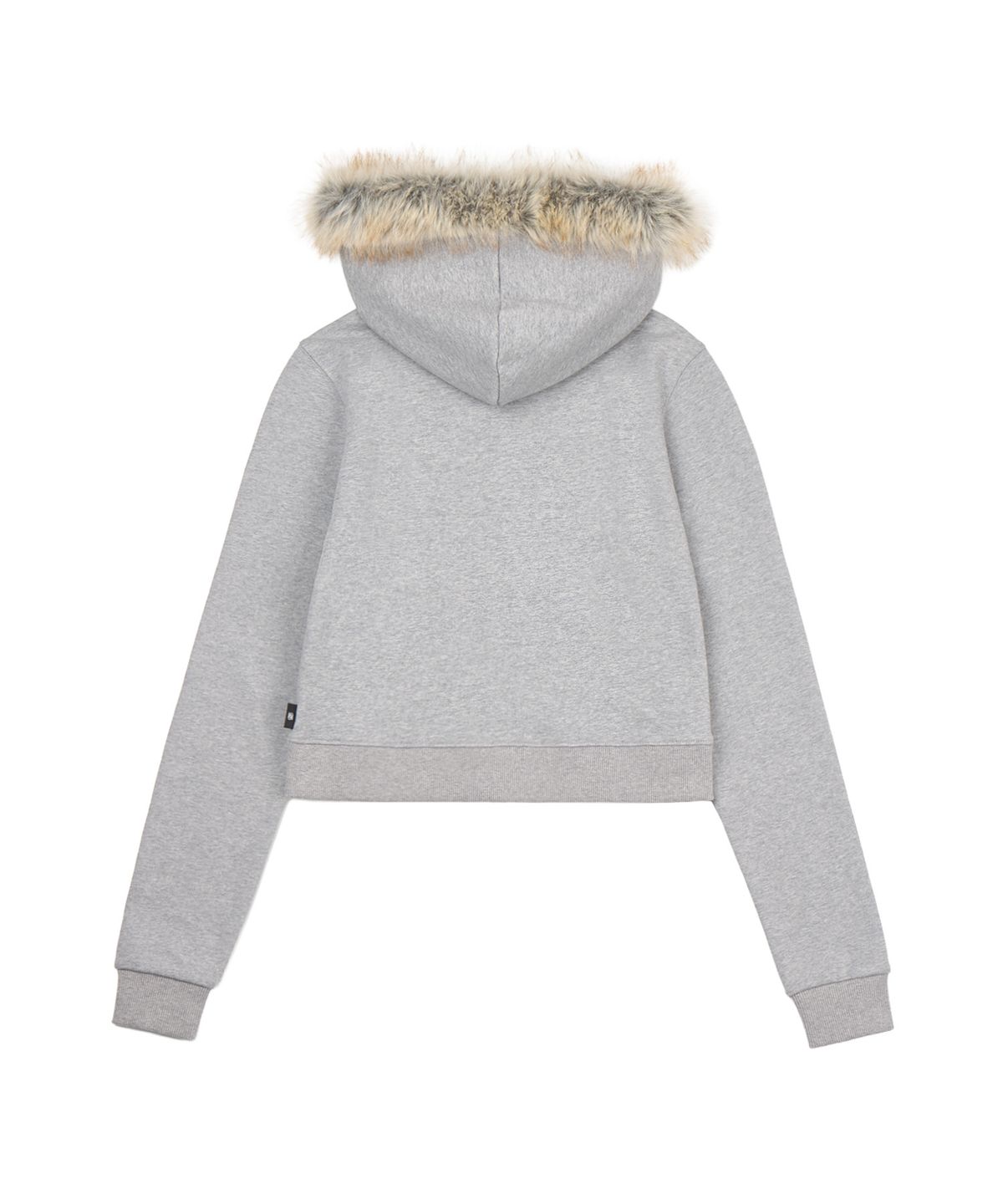길라아카이브(GILAARCHIVE) FUR SYMBOL LOGO HOOD ZIP-UP_GREY